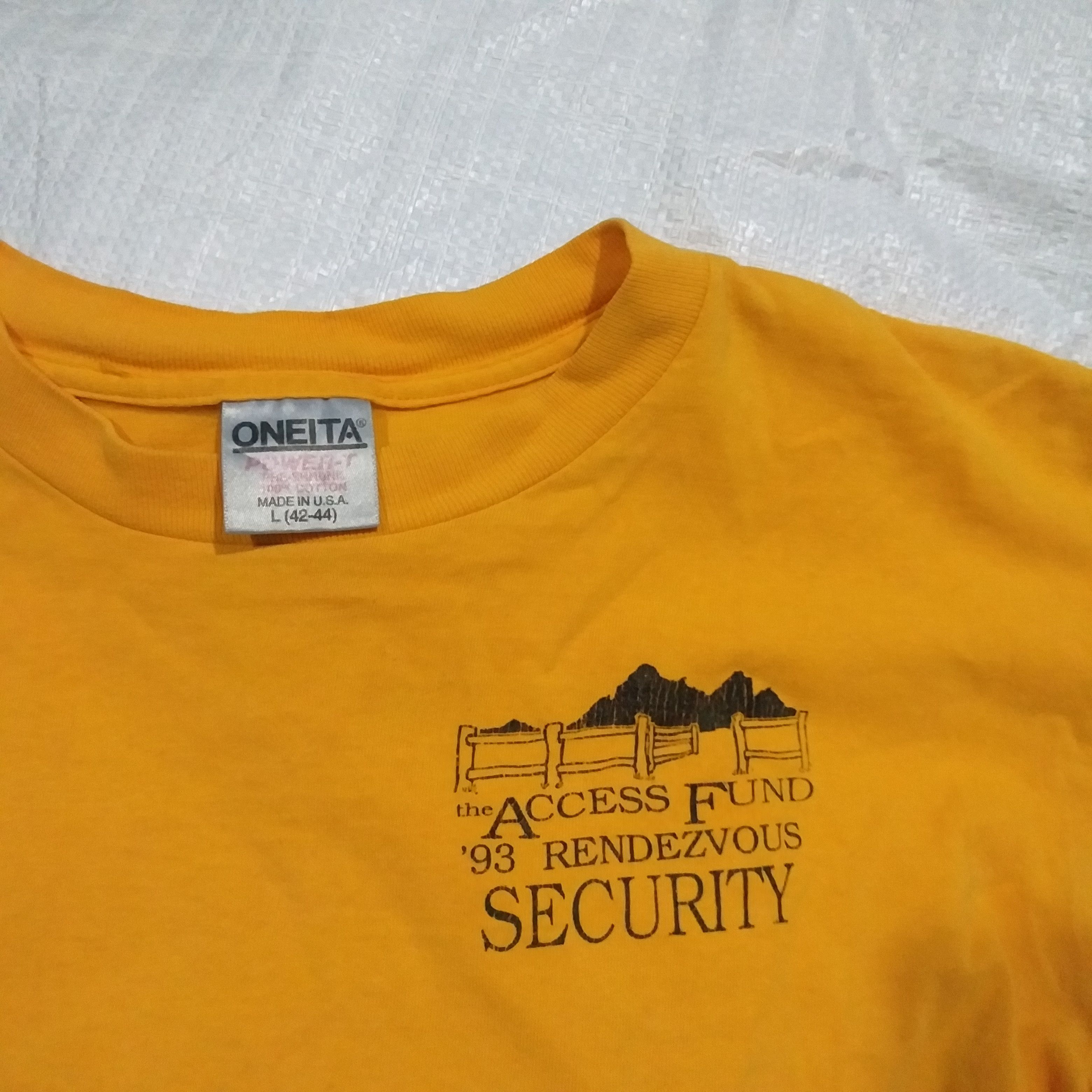 Vintage 🔥 90s ACCESS FUND RENDEZVOUS SECURITY SHIRTS Size US L / EU 52-54 / 3 - 3 Thumbnail