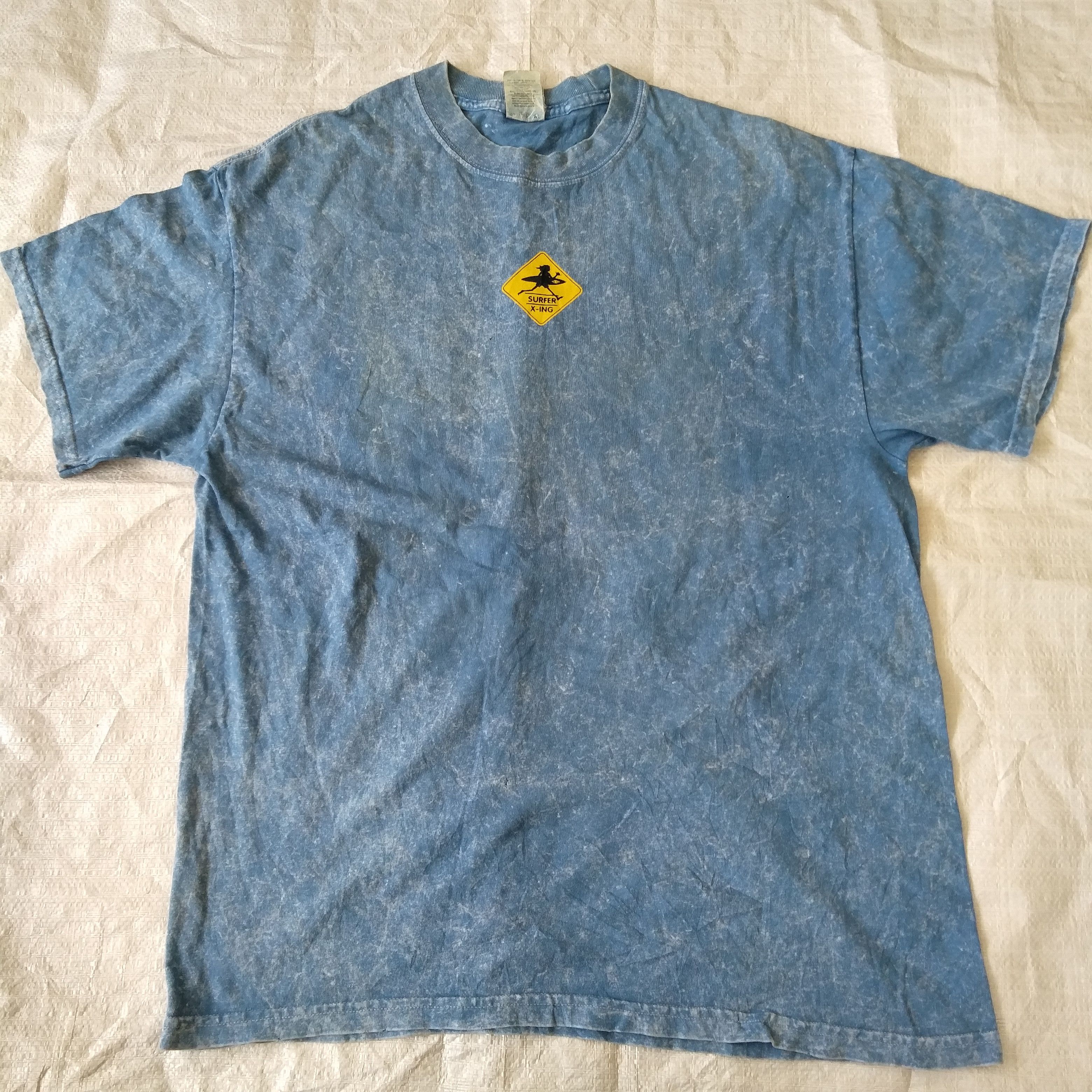 Vintage 🔥 90s SURFER X-ING ACID WASH Size US L / EU 52-54 / 3 - 3 Thumbnail