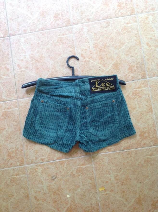 Lee Vintage Lee Corduroy Shorts Size 32" / US 10 / IT 46 - 4 Thumbnail