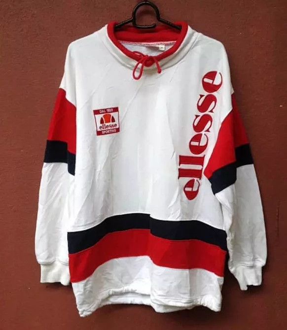 Ellesse FINAL🔥 90s CASUAL BIGLOGO SWEATSHIRT Size US M / EU 48-50 / 2 - 1 Thumbnail