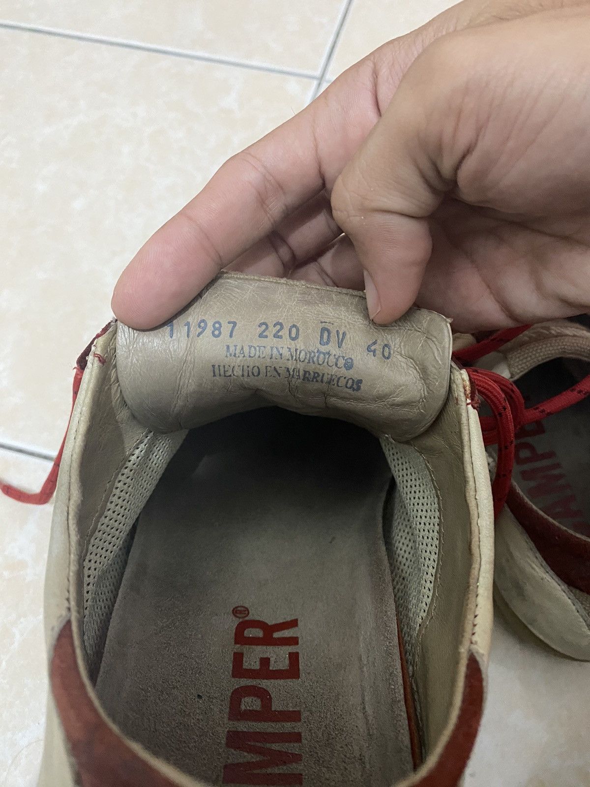 Camper × Leather × Vintage 🔥Iconic Camper 250gram Leather Low Shoes Size US 7.5 / EU 40-41 - 6 Thumbnail