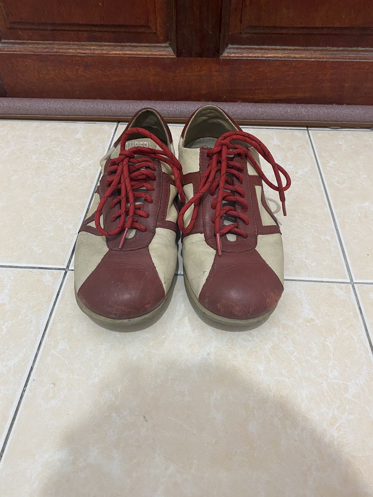 Camper × Leather × Vintage 🔥Iconic Camper 250gram Leather Low Shoes Size US 7.5 / EU 40-41 - 2 Thumbnail