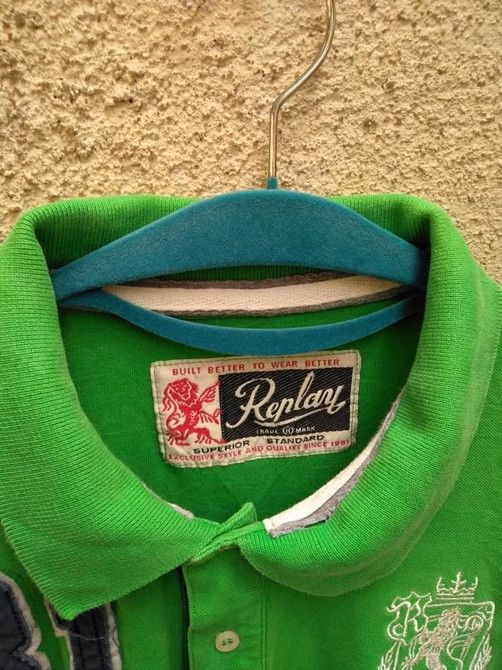 Replay 🔥 REPLAY DENIM PATCHED POLO Size US L / EU 52-54 / 3 - 4 Thumbnail