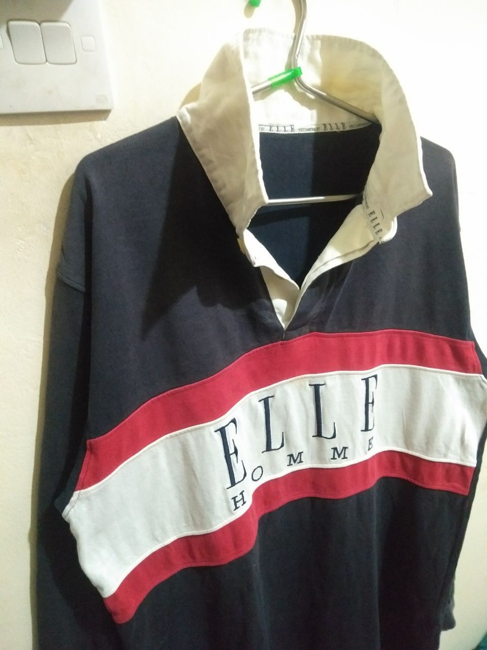 Ellesse 🔥90s ELLE PARIS RUGBY SHIRTS COLOURWAY Size US L / EU 52-54 / 3 - 7 Thumbnail