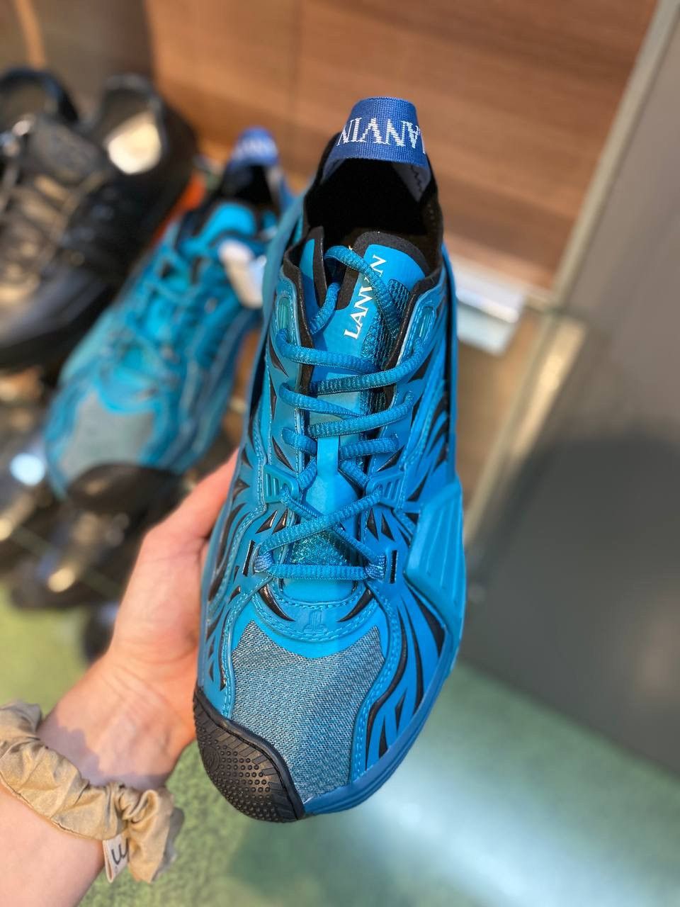 Lanvin Sneakers Lanvin Mesh Cross Trainers Lanvin Mesh Cross