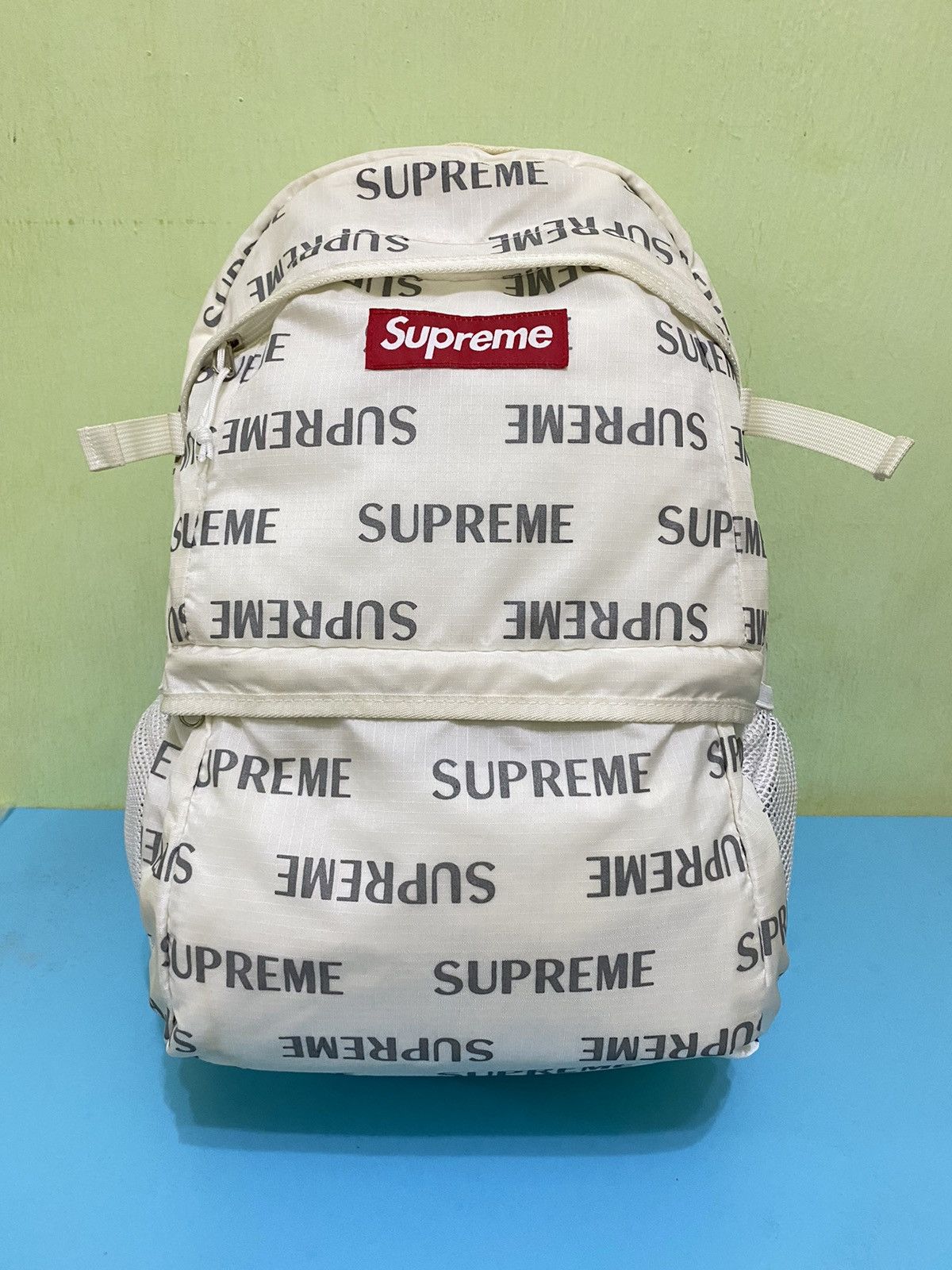 Reflective on sale supreme backpack