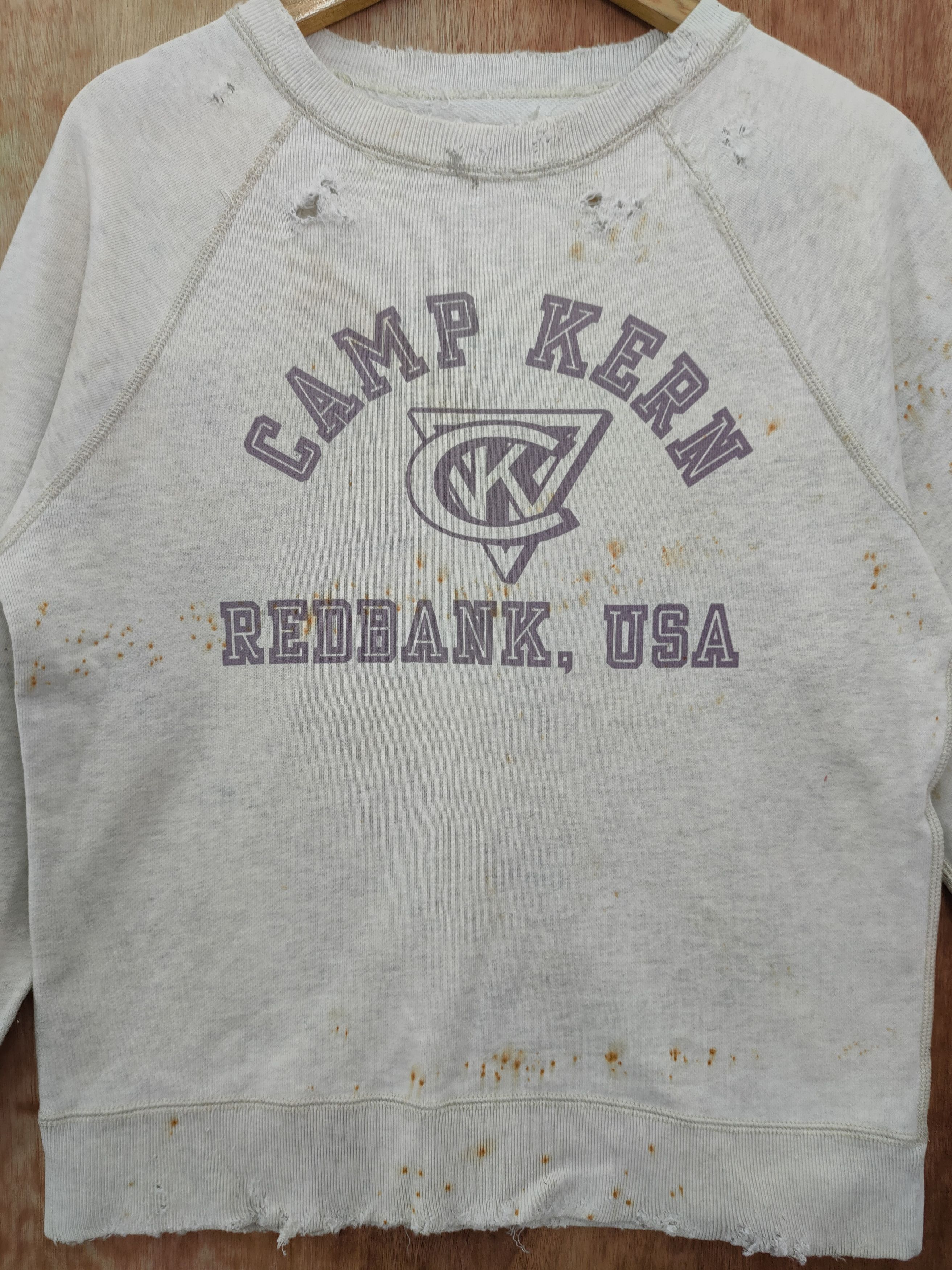 Champion DL Champion Camp Kern USA thrashed worn vintage #46-185 Size US S / EU 44-46 / 1 - 4 Thumbnail