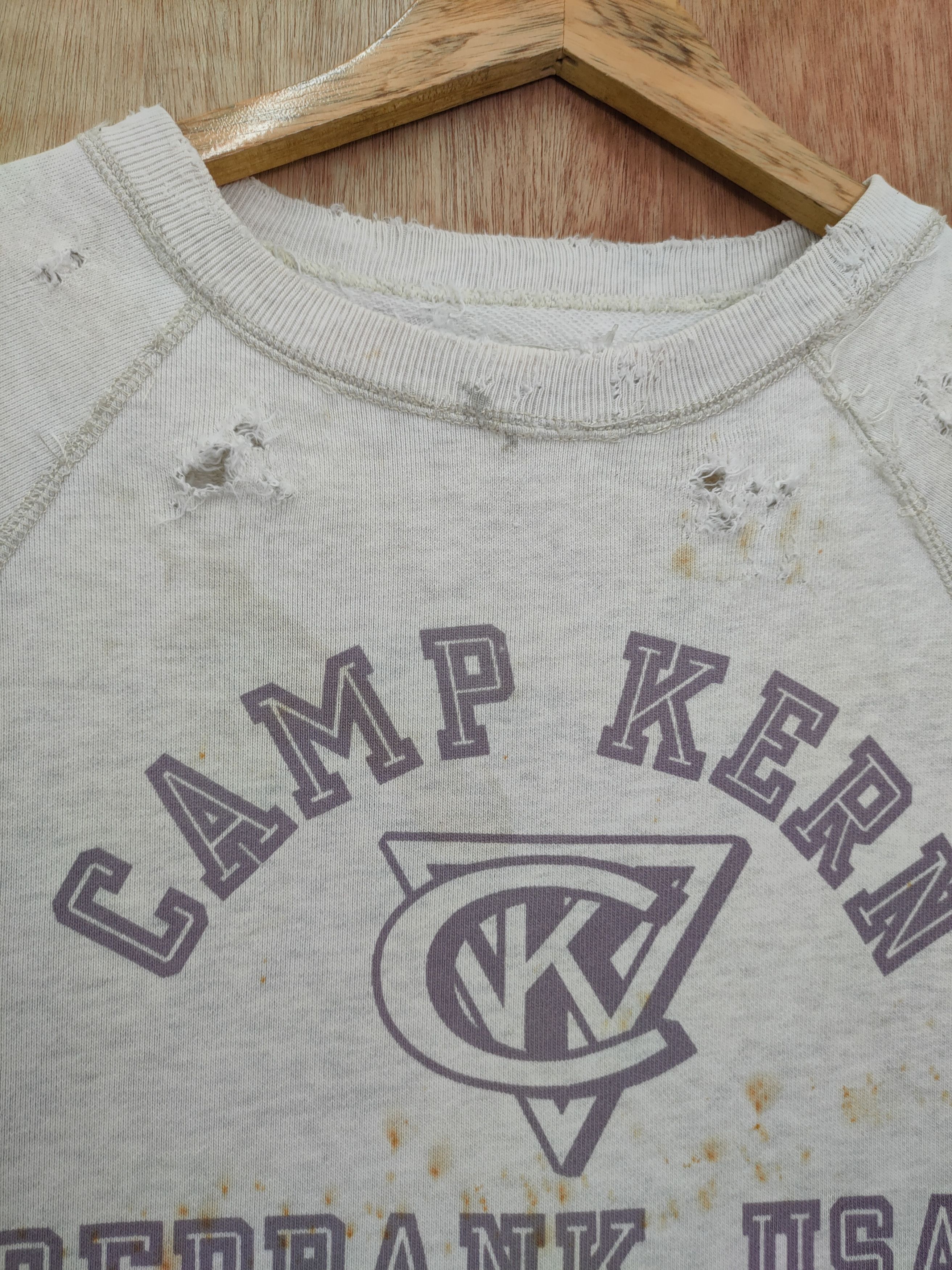 Champion DL Champion Camp Kern USA thrashed worn vintage #46-185 Size US S / EU 44-46 / 1 - 6 Thumbnail