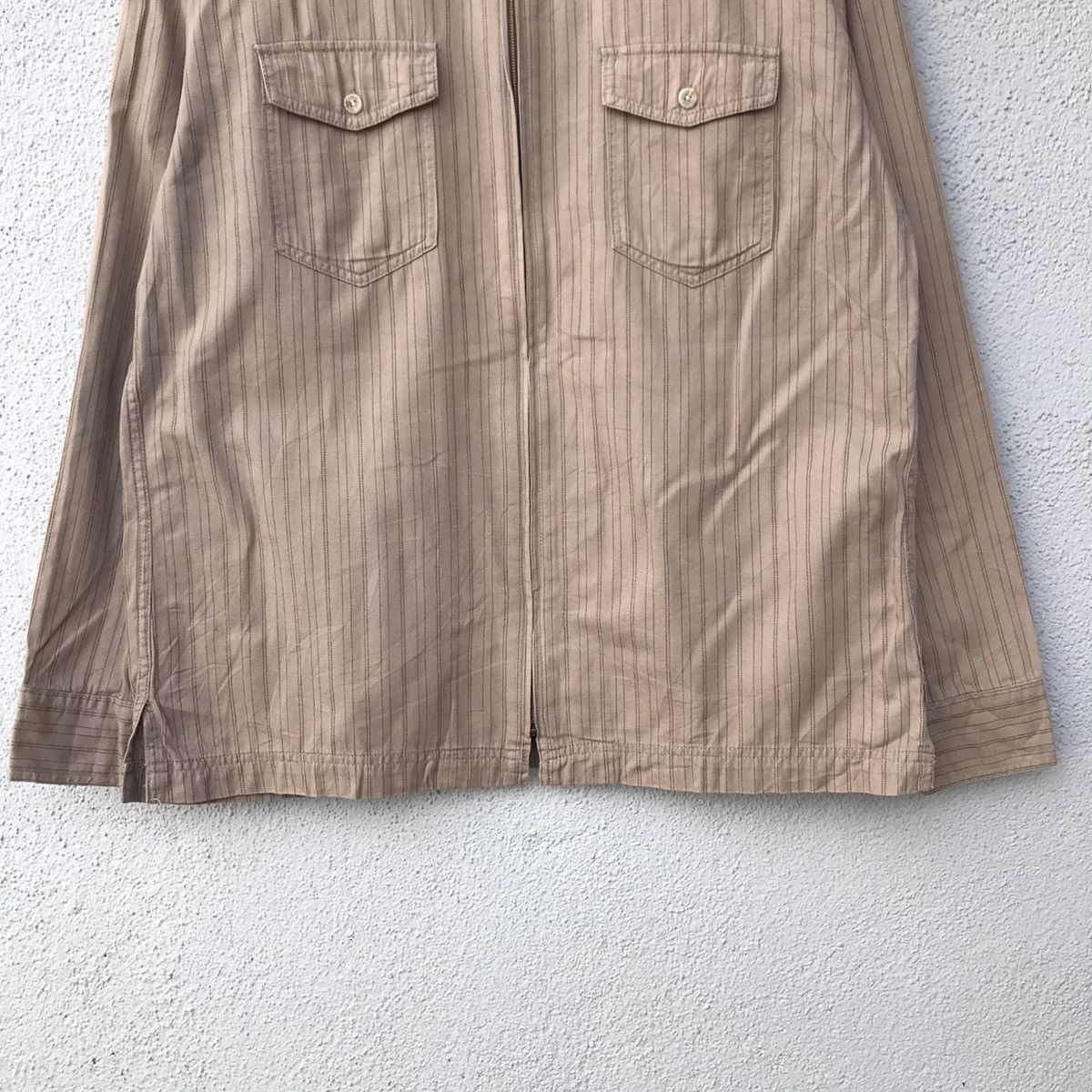 Kansai Yamamoto Vintage Kansai Yamamoto Jeans Striped Jacket Size US L / EU 52-54 / 3 - 3 Thumbnail
