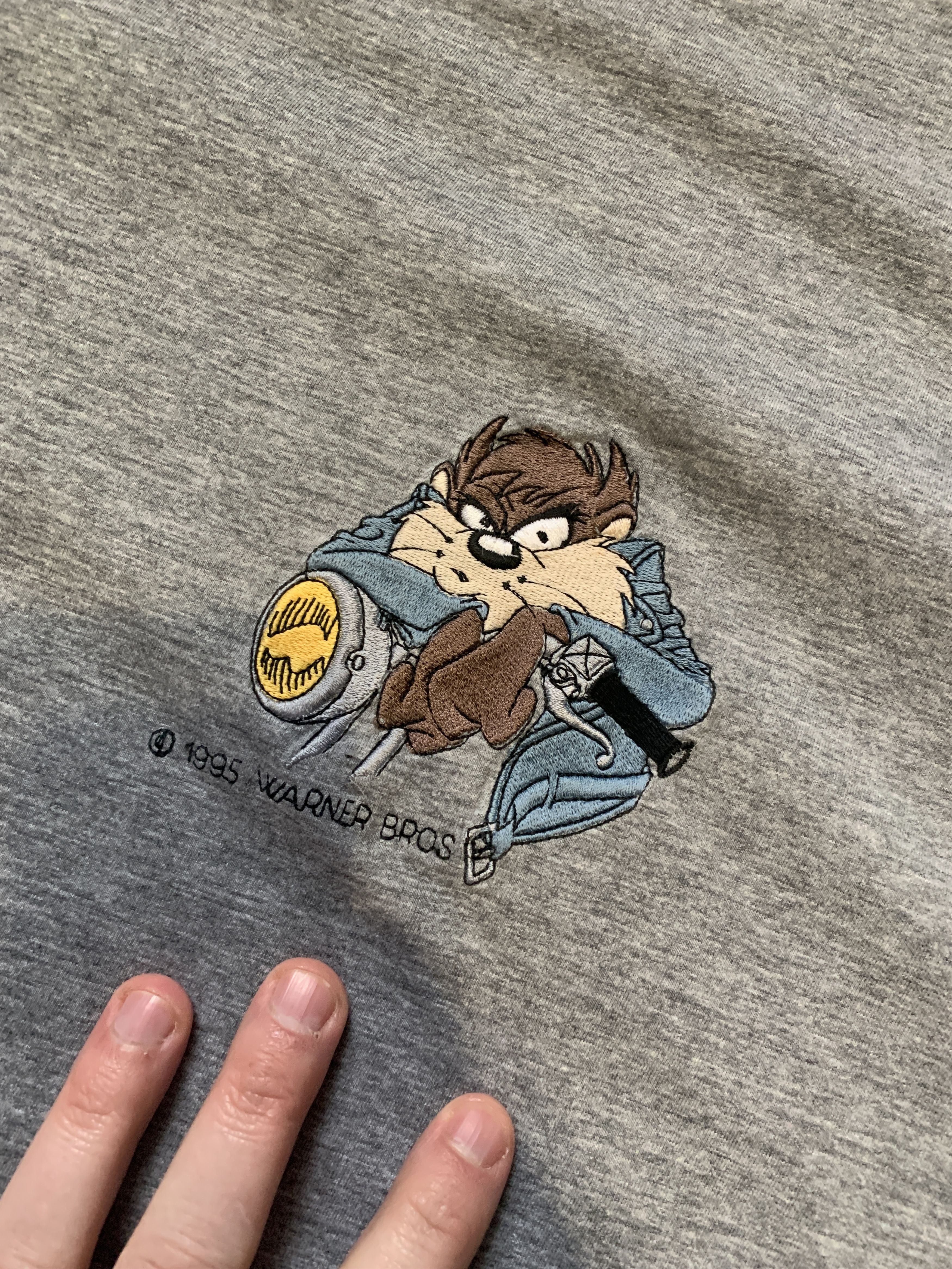 Vintage Warner Bros 1995 Taz Vintage T-Shirt Size US L / EU 52-54 / 3 - 4 Thumbnail