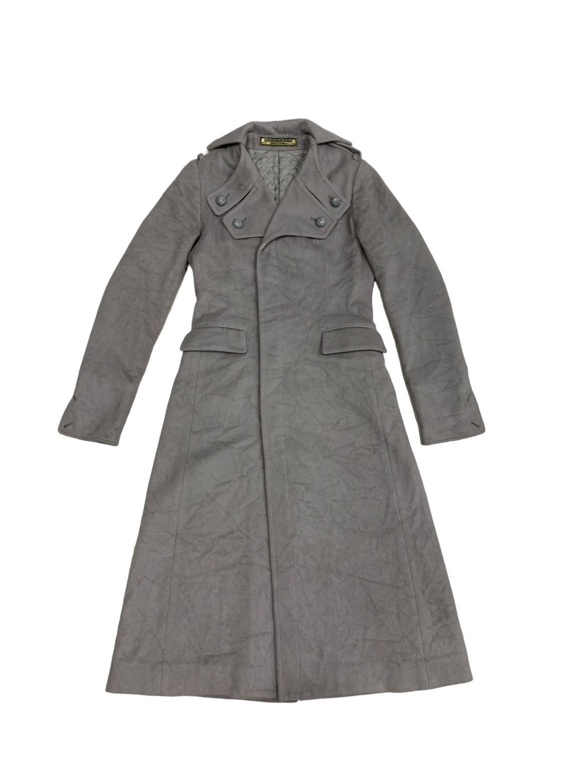 Maison MIHARA YASUHIRO MIHARAYASUHIRO WOOL TRENCH COAT JACKET Size S / US 4 / IT 40 - 1 Thumbnail