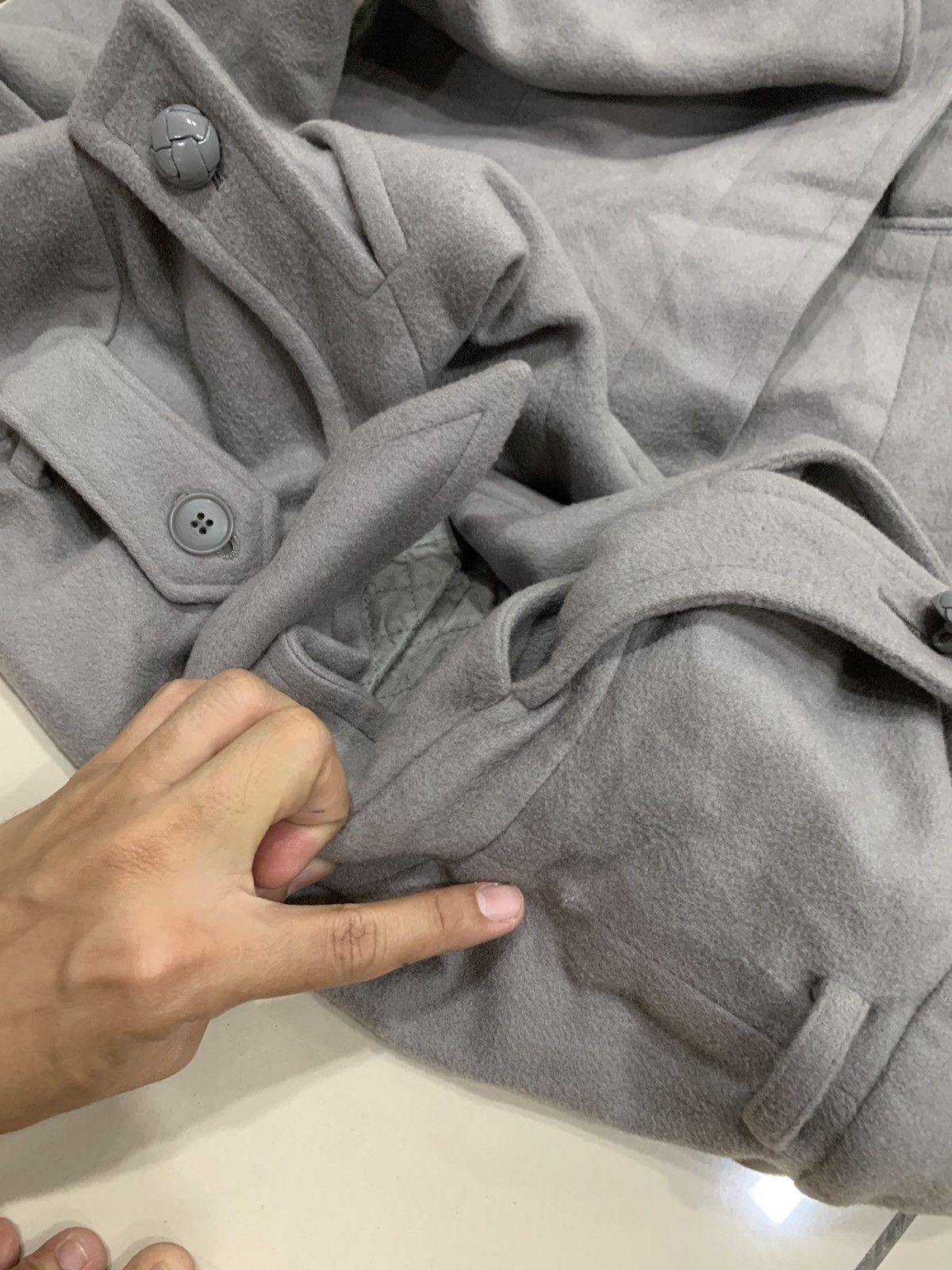 Maison MIHARA YASUHIRO MIHARAYASUHIRO WOOL TRENCH COAT JACKET Size S / US 4 / IT 40 - 8 Thumbnail