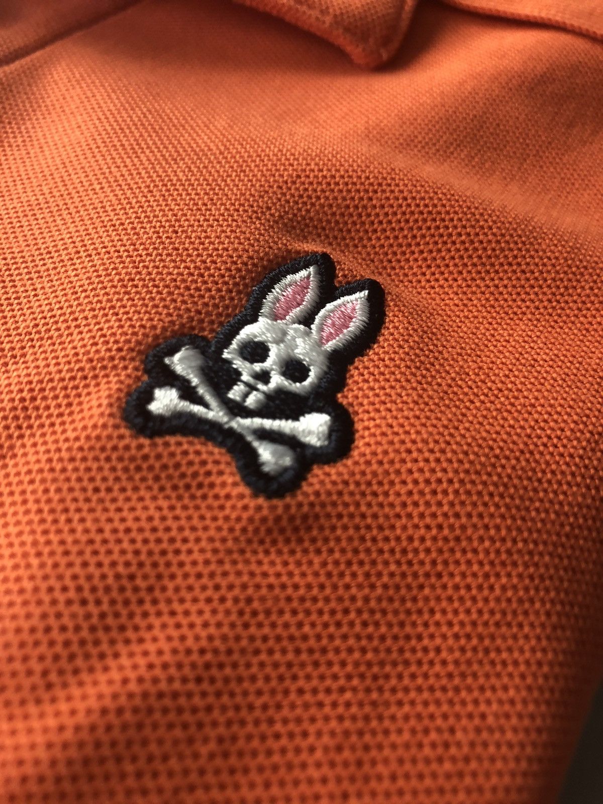 Psycho Bunny Psycho Bunny orange Pima cotton classique pique polo 7 (XL) Size US XL / EU 56 / 4 - 3 Thumbnail