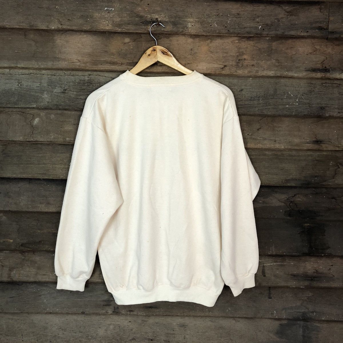 Japanese Brand × Vintage Uno A Boss Cream vintage art Sweatshirt #3905 Size US L / EU 52-54 / 3 - 10 Thumbnail