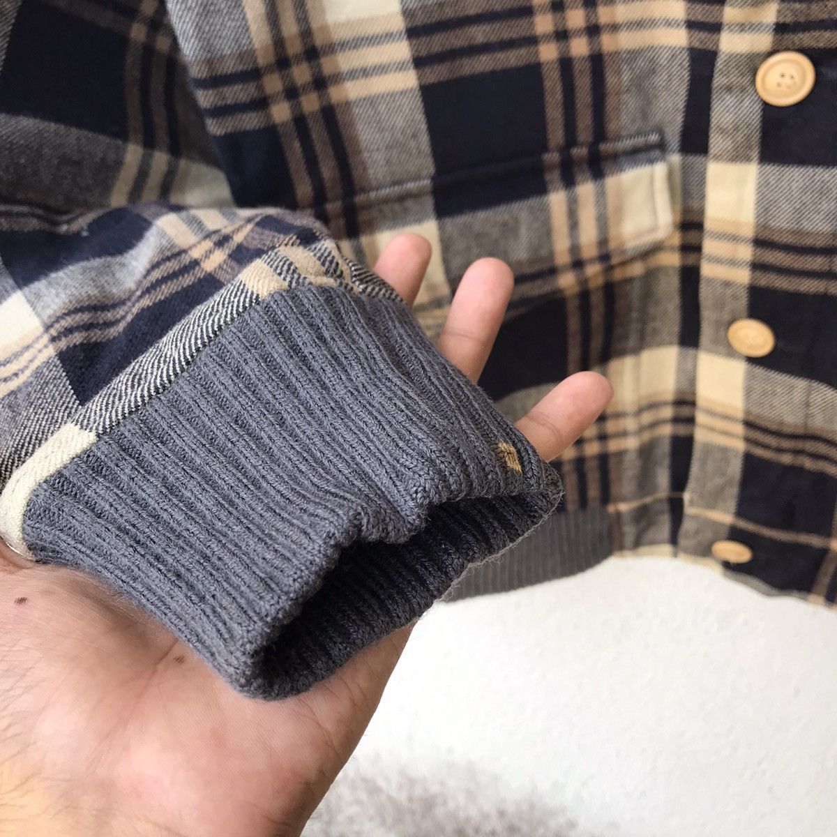 Vintage × Woolrich Woolen Mills Vintage Woolrich Button Up Jacket Size US L / EU 52-54 / 3 - 6 Thumbnail