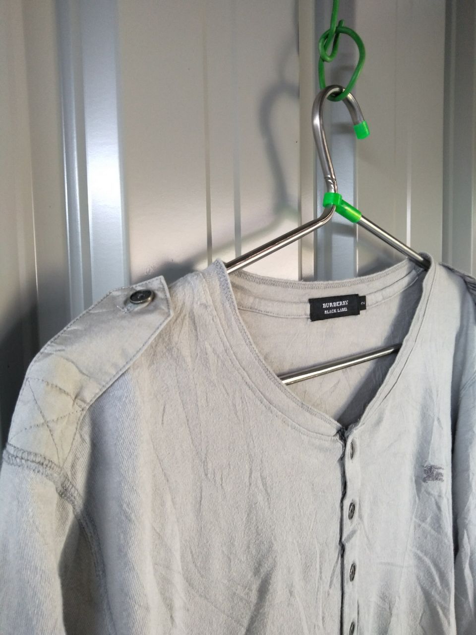 Burberry 🔥 BURBERRY BUTTONED LS TEE Size US M / EU 48-50 / 2 - 4 Thumbnail