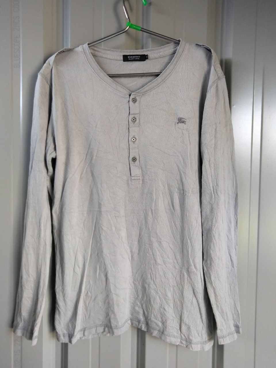Burberry 🔥 BURBERRY BUTTONED LS TEE Size US M / EU 48-50 / 2 - 1 Thumbnail