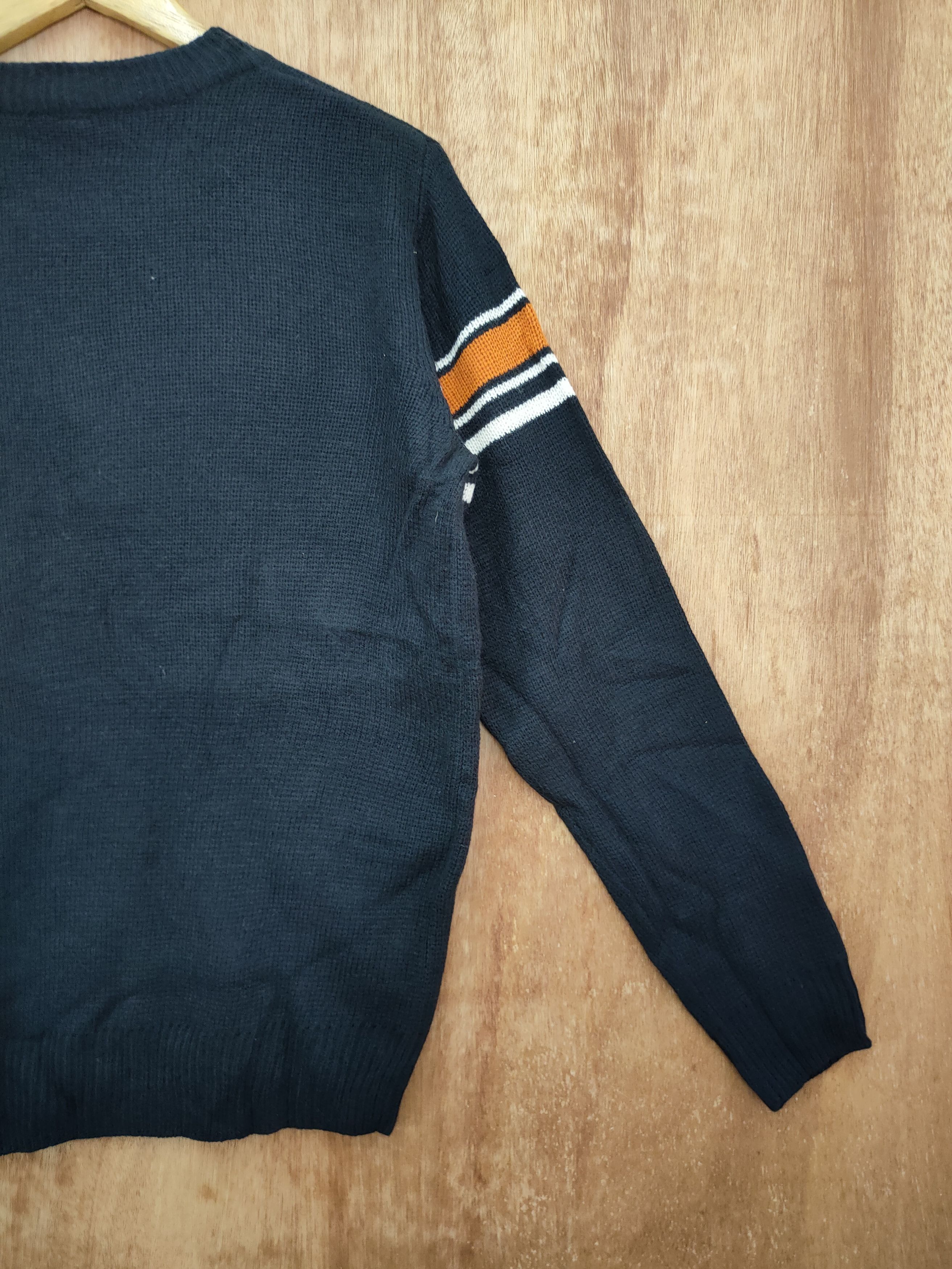 Japanese Brand DL uniqlo sweatshirt stripe black vintage #46-148 Size US M / EU 48-50 / 2 - 7 Thumbnail