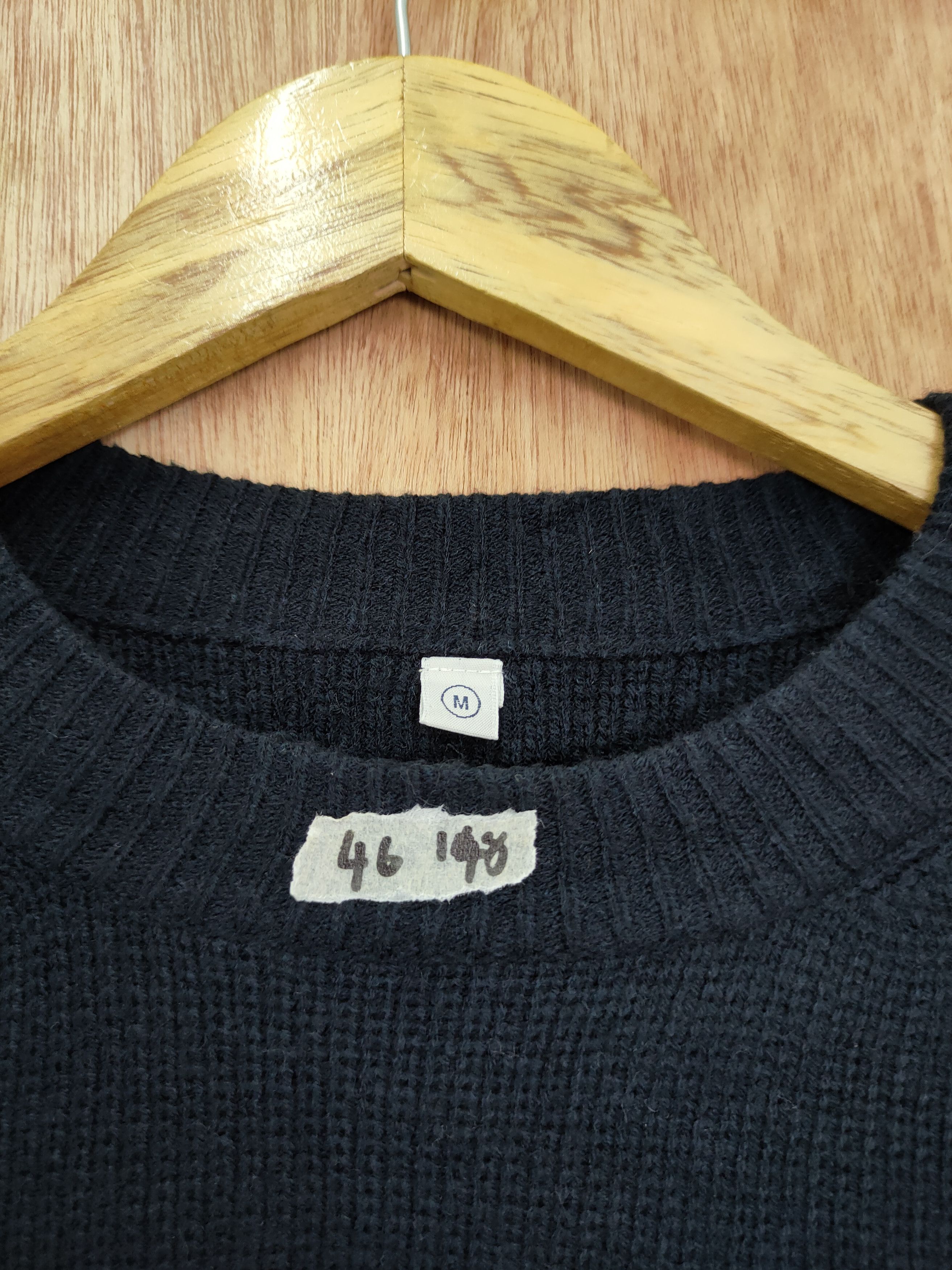 Japanese Brand DL uniqlo sweatshirt stripe black vintage #46-148 Size US M / EU 48-50 / 2 - 4 Thumbnail