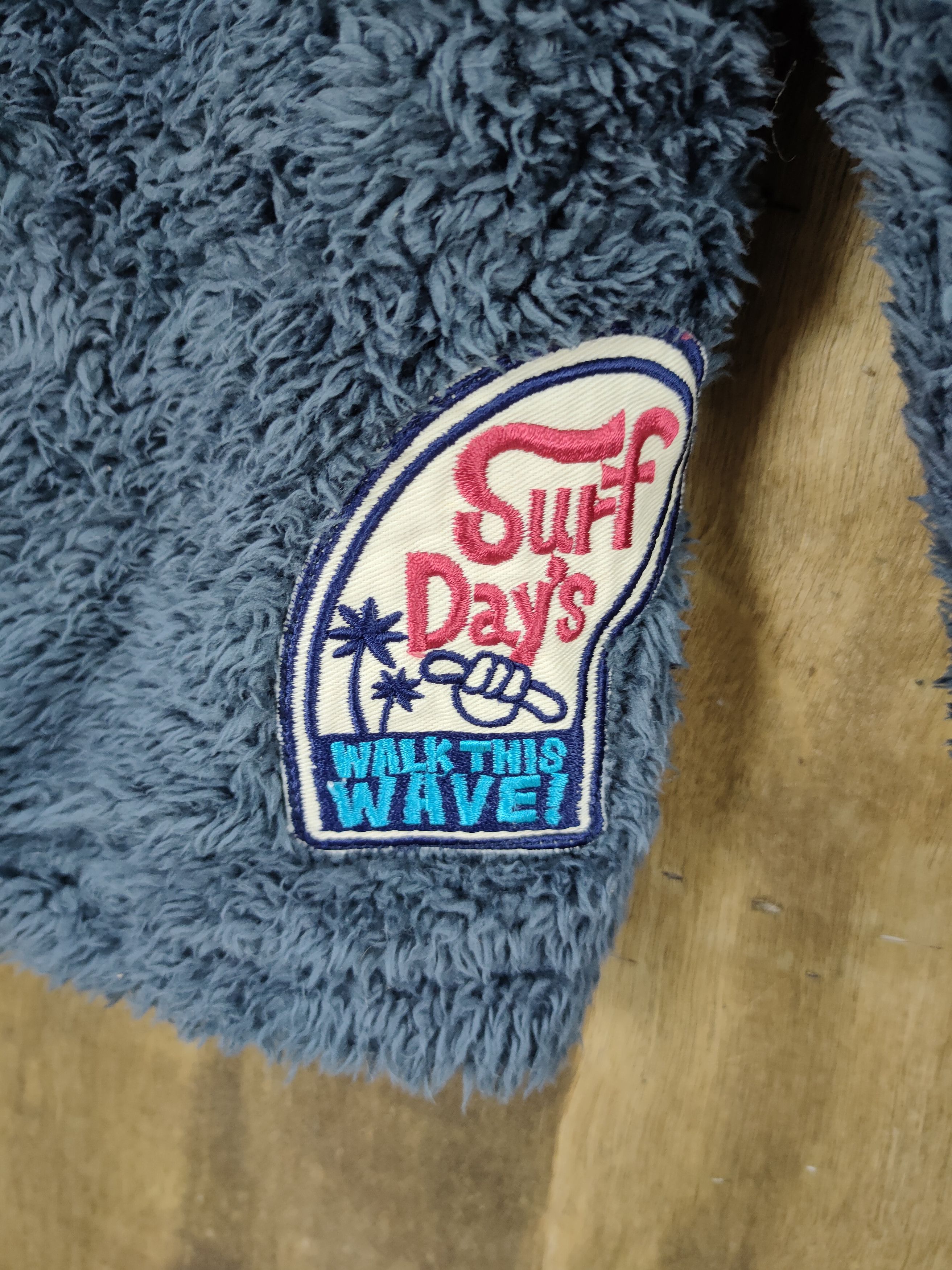 Japanese Brand × Vintage DLL Surf days fleece reversible full print sweater #782 Size US S / EU 44-46 / 1 - 12 Thumbnail
