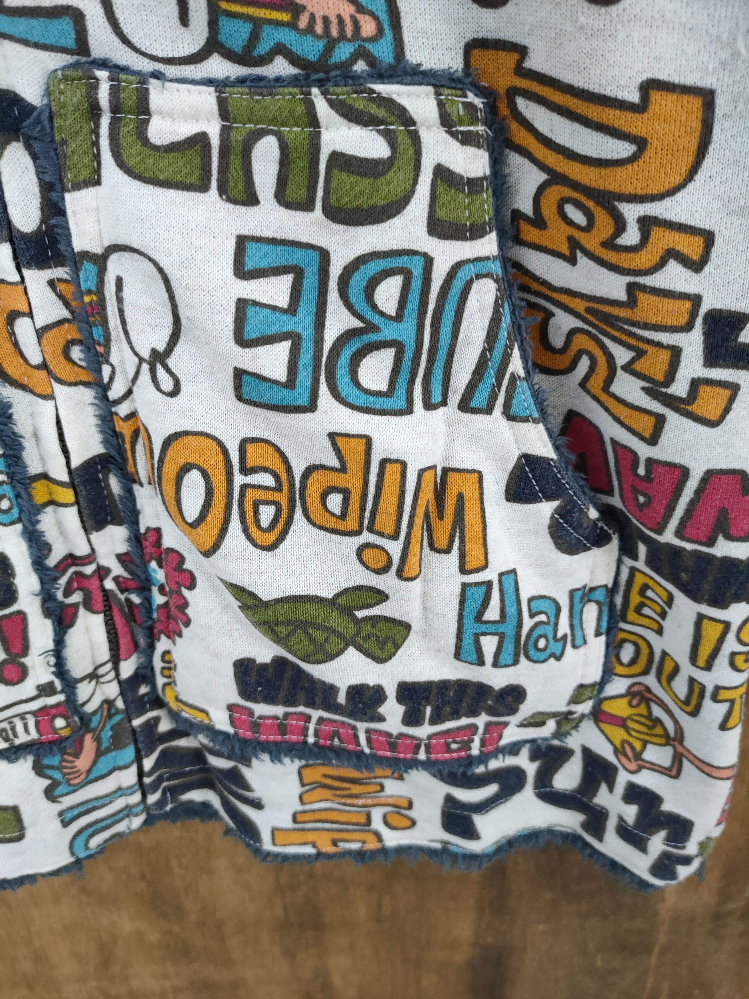 Japanese Brand × Vintage DLL Surf days fleece reversible full print sweater #782 Size US S / EU 44-46 / 1 - 16 Thumbnail