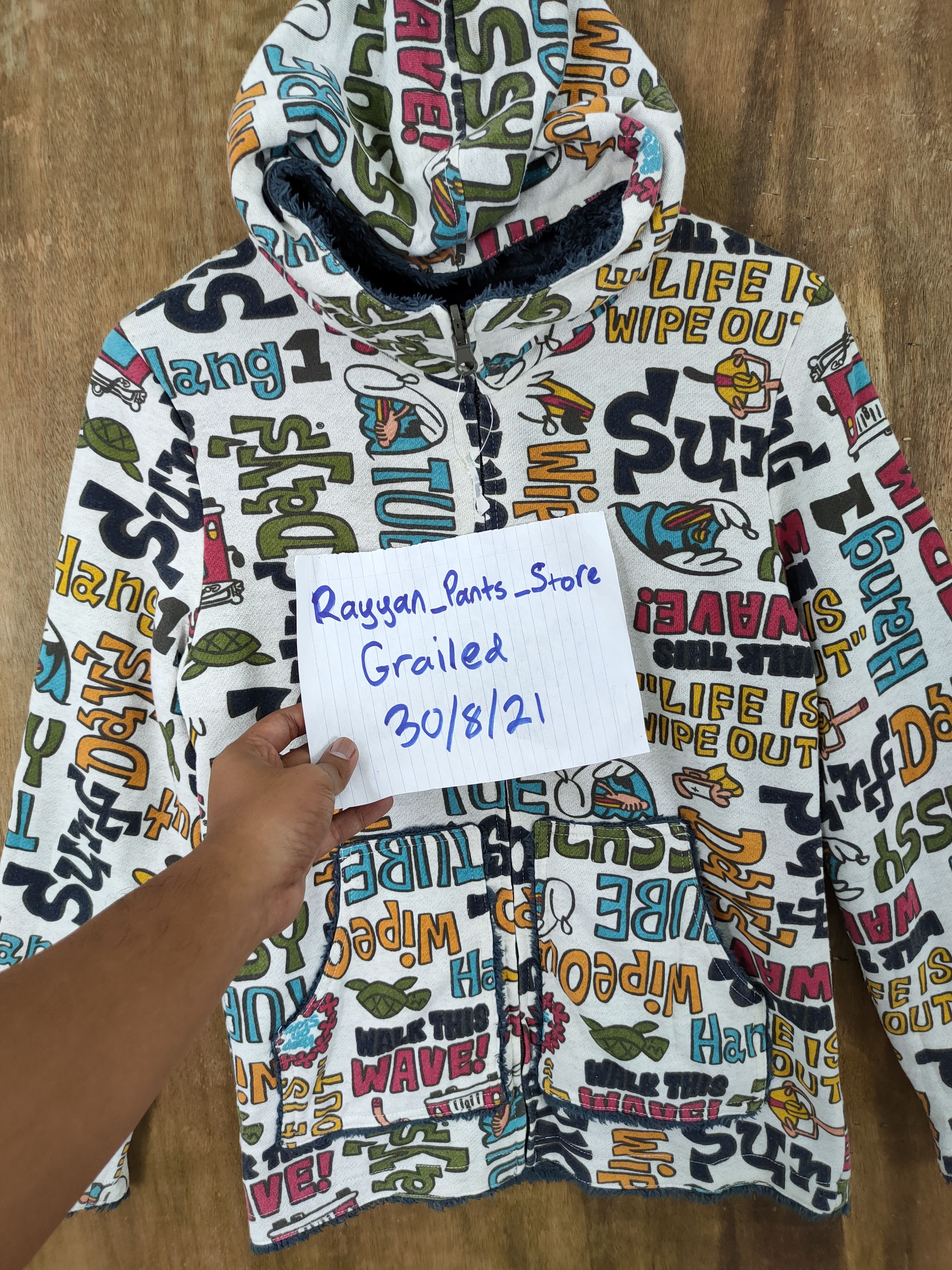 Japanese Brand × Vintage DLL Surf days fleece reversible full print sweater #782 Size US S / EU 44-46 / 1 - 17 Thumbnail