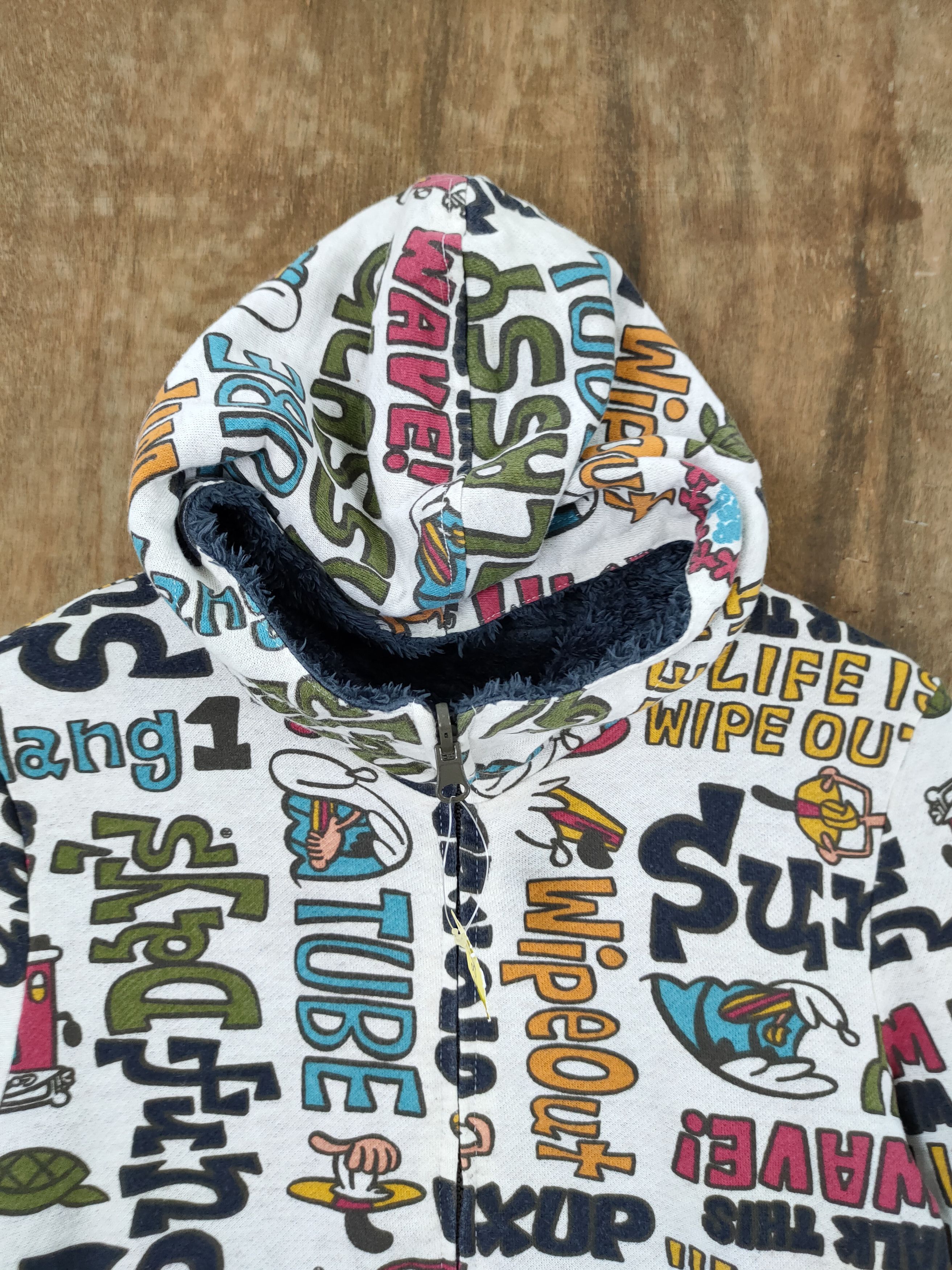 Japanese Brand × Vintage DLL Surf days fleece reversible full print sweater #782 Size US S / EU 44-46 / 1 - 15 Thumbnail