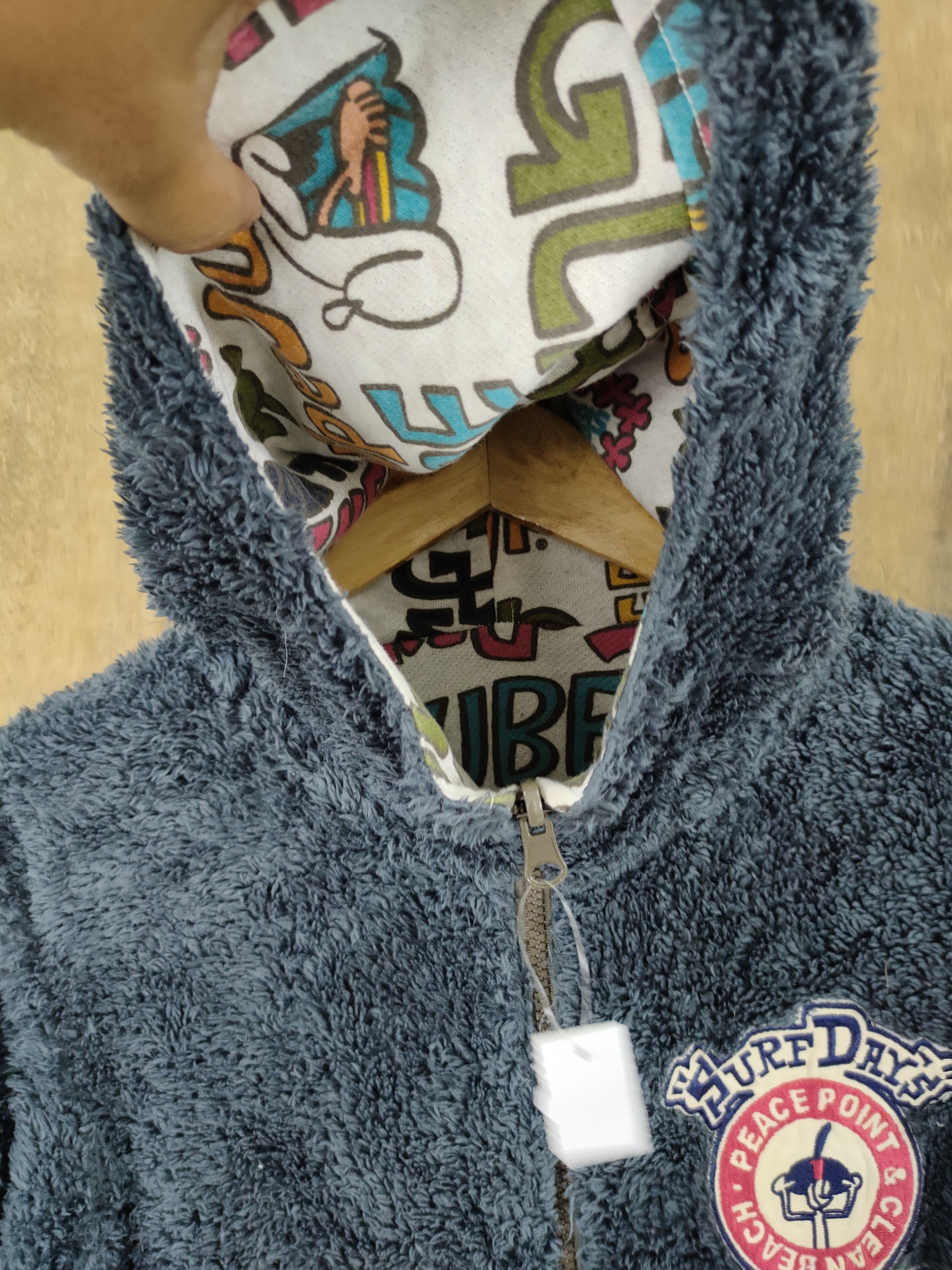 Japanese Brand × Vintage DLL Surf days fleece reversible full print sweater #782 Size US S / EU 44-46 / 1 - 7 Thumbnail