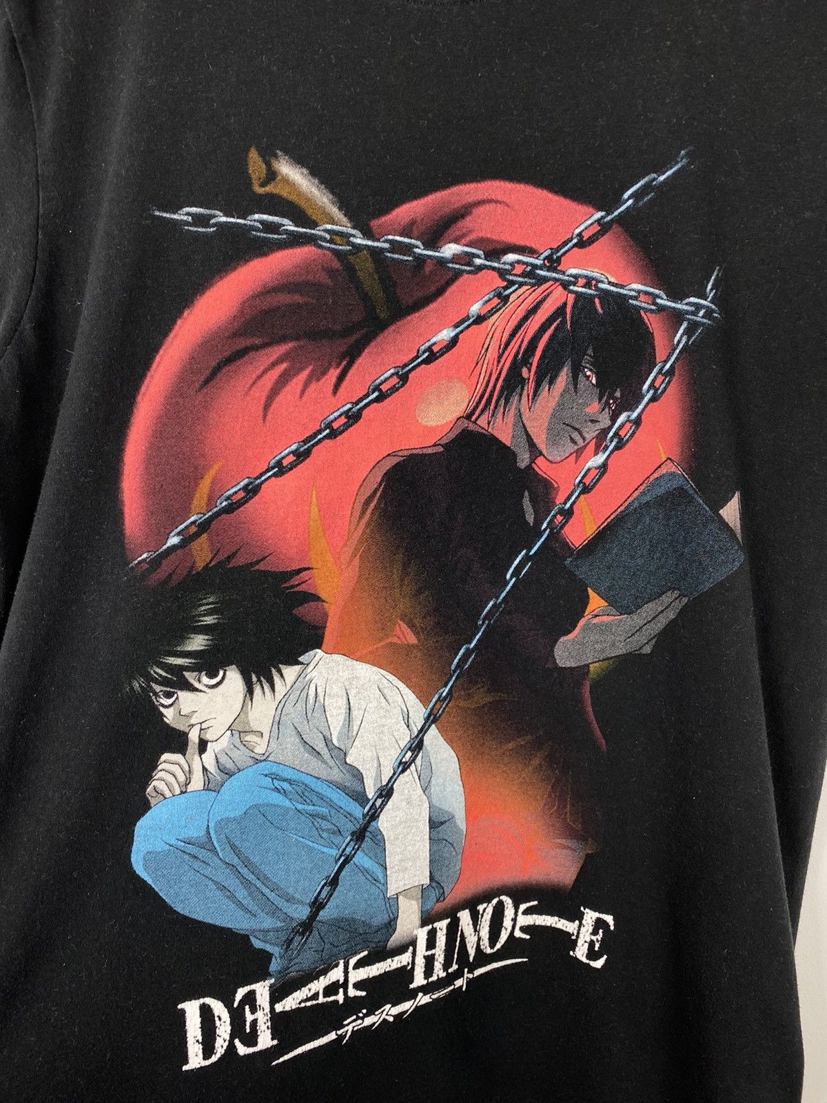 Anime Death Note Y2K Anime Manga T Shirt Piece Naruto Sailormoon Size US M / EU 48-50 / 2 - 3 Thumbnail