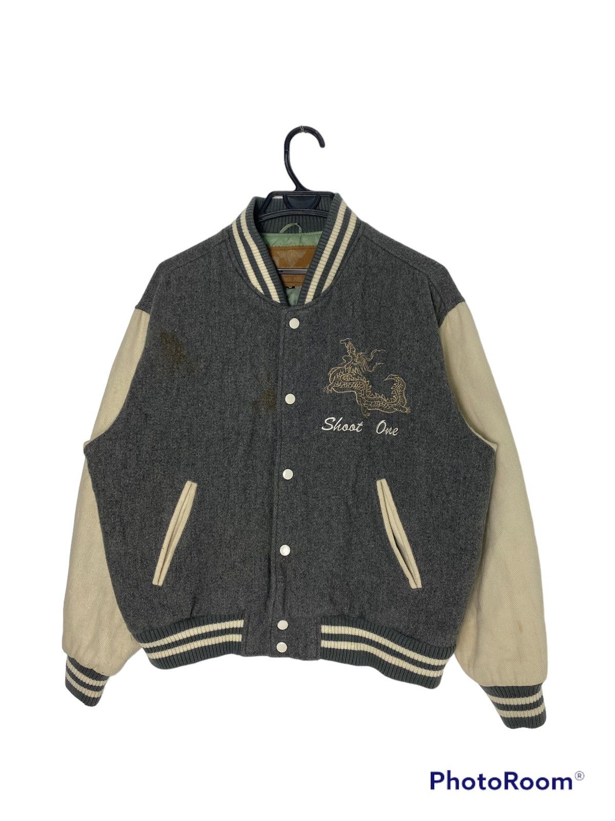 Japanese Brand Vintage Varsity Sukajan Embroidered Wool Jacket Size US M / EU 48-50 / 2 - 2 Thumbnail