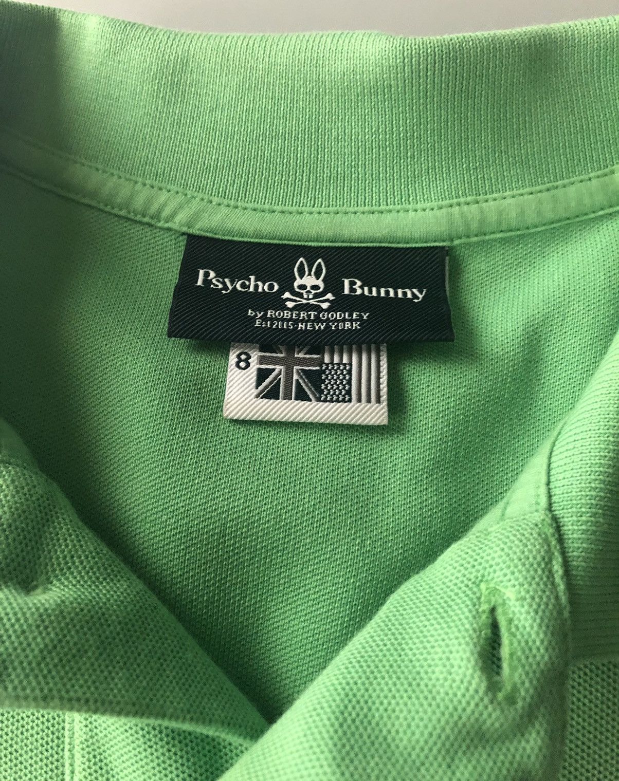 Psycho Bunny Psycho Bunny lime green Pima cotton pique polo 8 (XXL) Size US XXL / EU 58 / 5 - 2 Thumbnail
