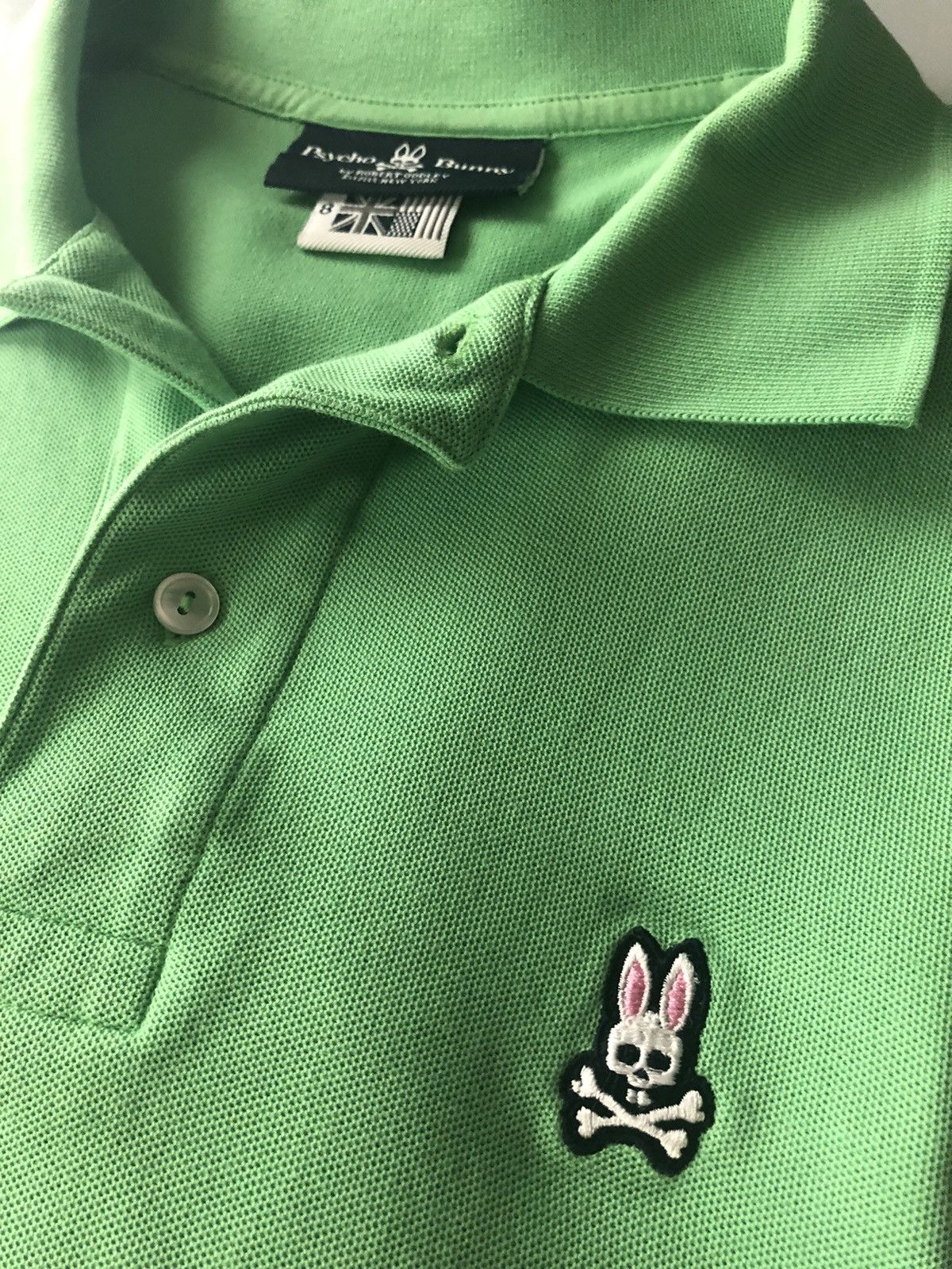 Psycho Bunny Psycho Bunny lime green Pima cotton pique polo 8 (XXL) Size US XXL / EU 58 / 5 - 1 Thumbnail