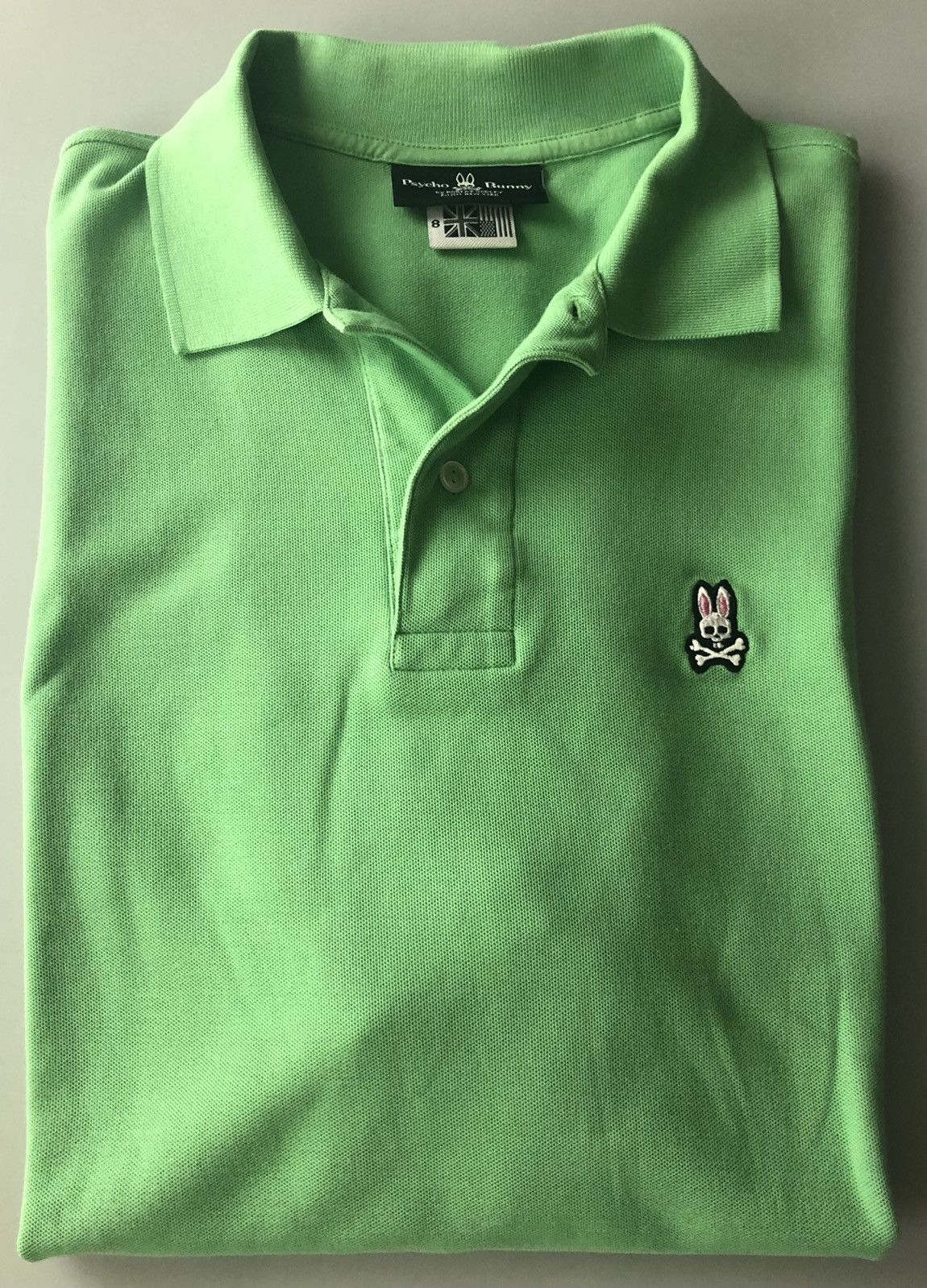Psycho Bunny Psycho Bunny lime green Pima cotton pique polo 8 (XXL) Size US XXL / EU 58 / 5 - 4 Thumbnail