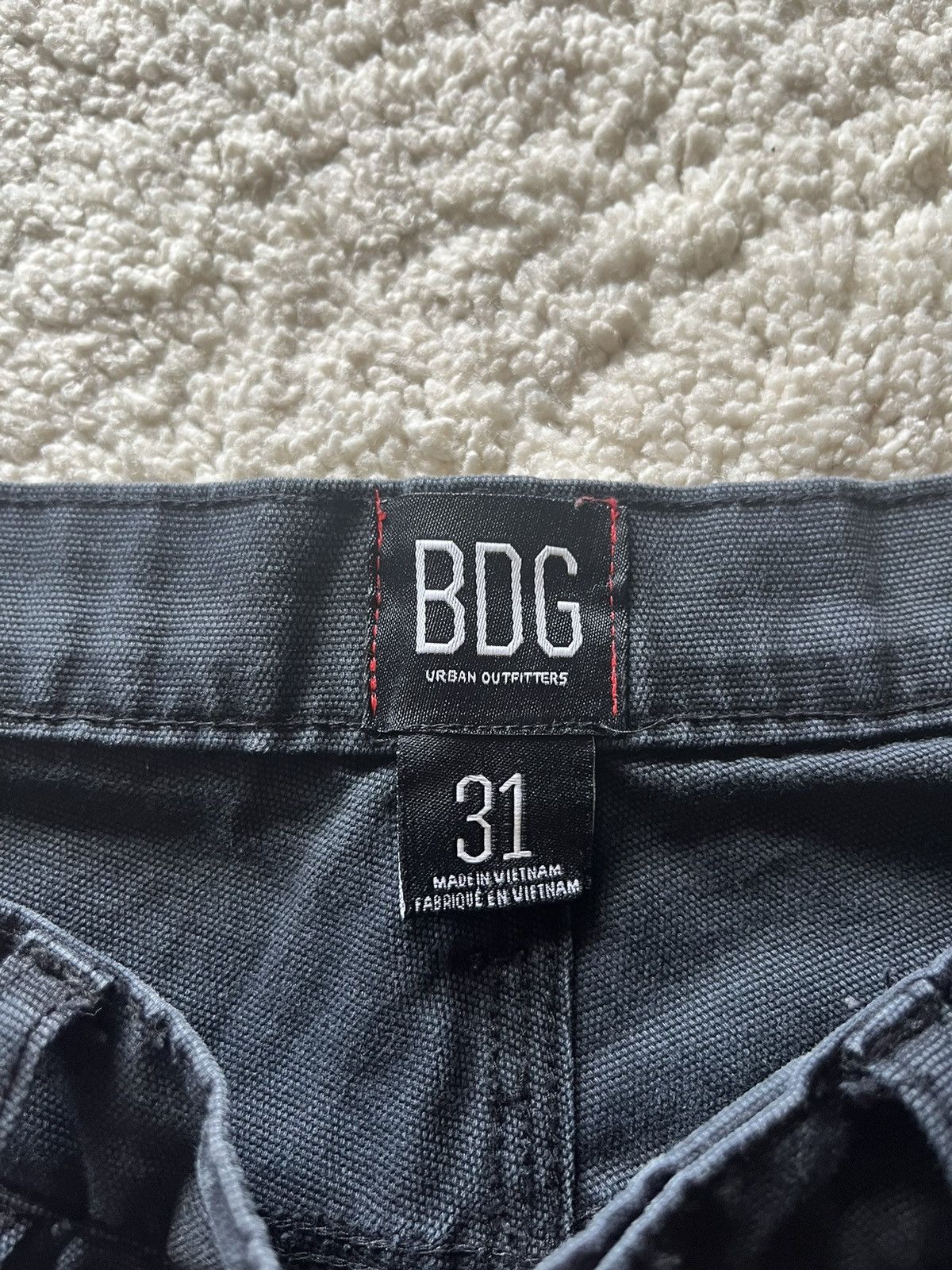 Bdg × Urban Outfitters Vintage Faded/washed black double knee pants Size US 31 - 3 Thumbnail