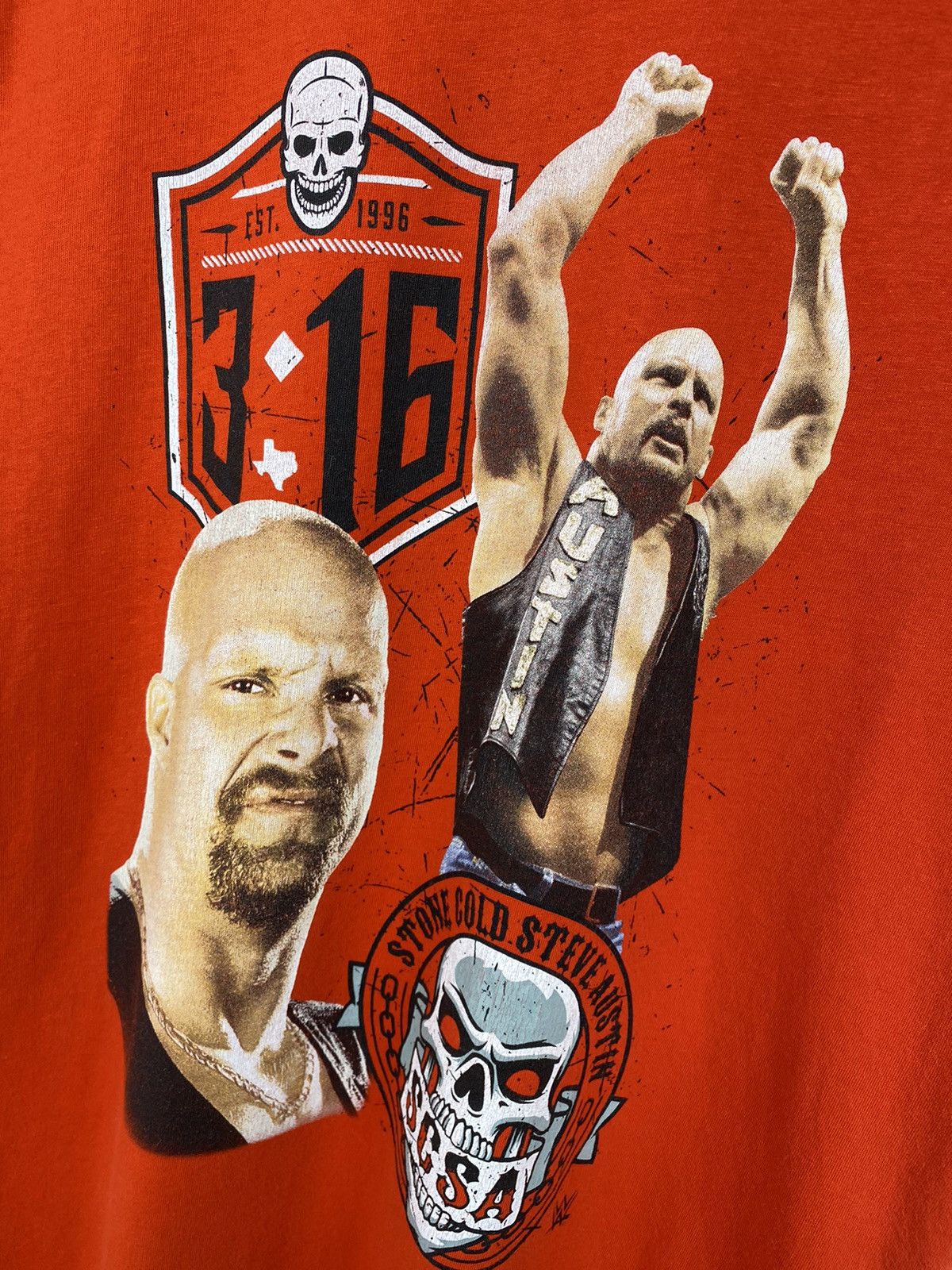 WWE Stone Cold Steve Austin 3:16 T Shirt Tee Undertaker Kane Size US M / EU 48-50 / 2 - 2 Thumbnail