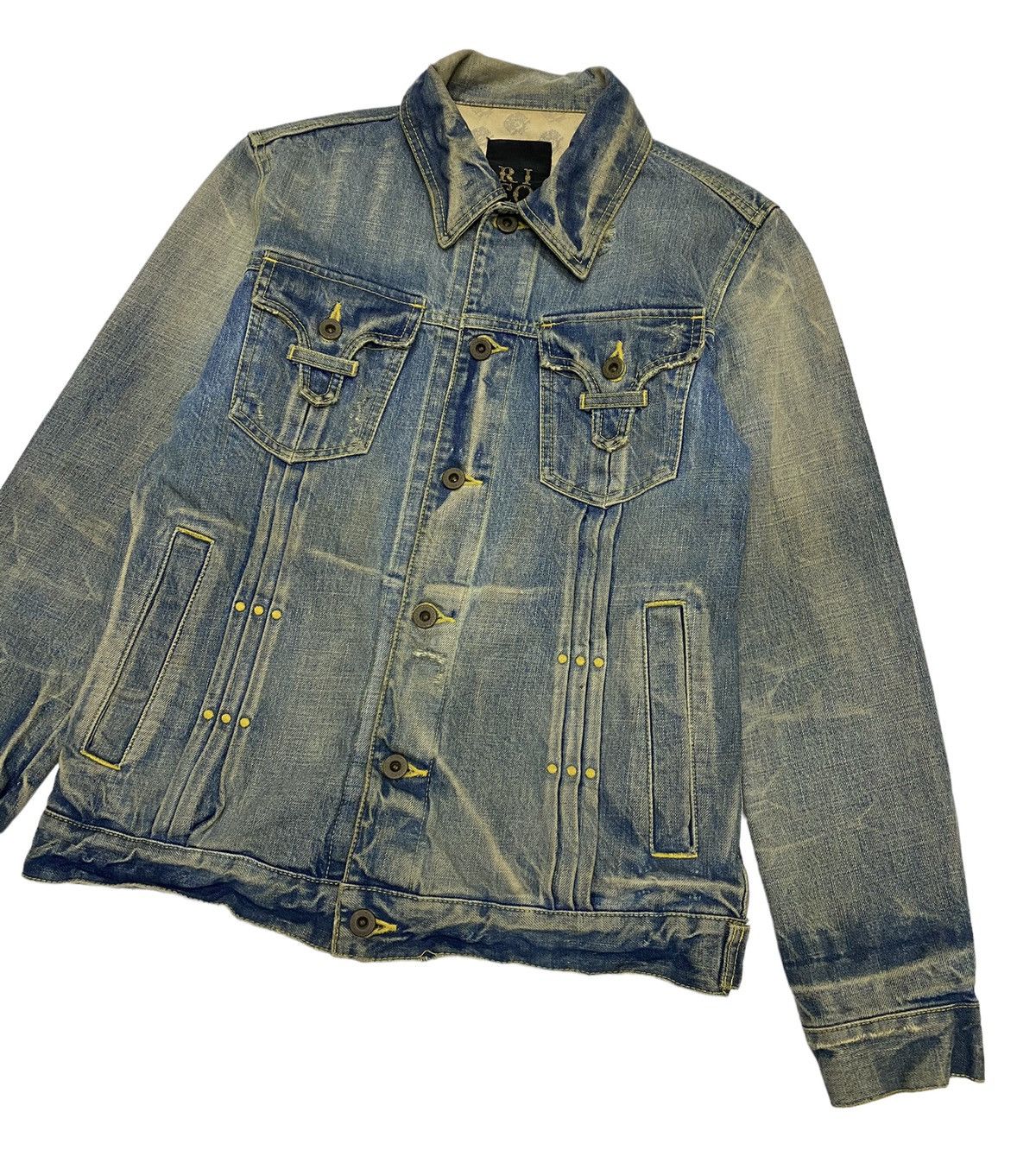 Rick Owens RICO 🇯🇵 DENIM JACKET WESTERN STYLE JACKET Size US M / EU 48-50 / 2 - 8 Thumbnail