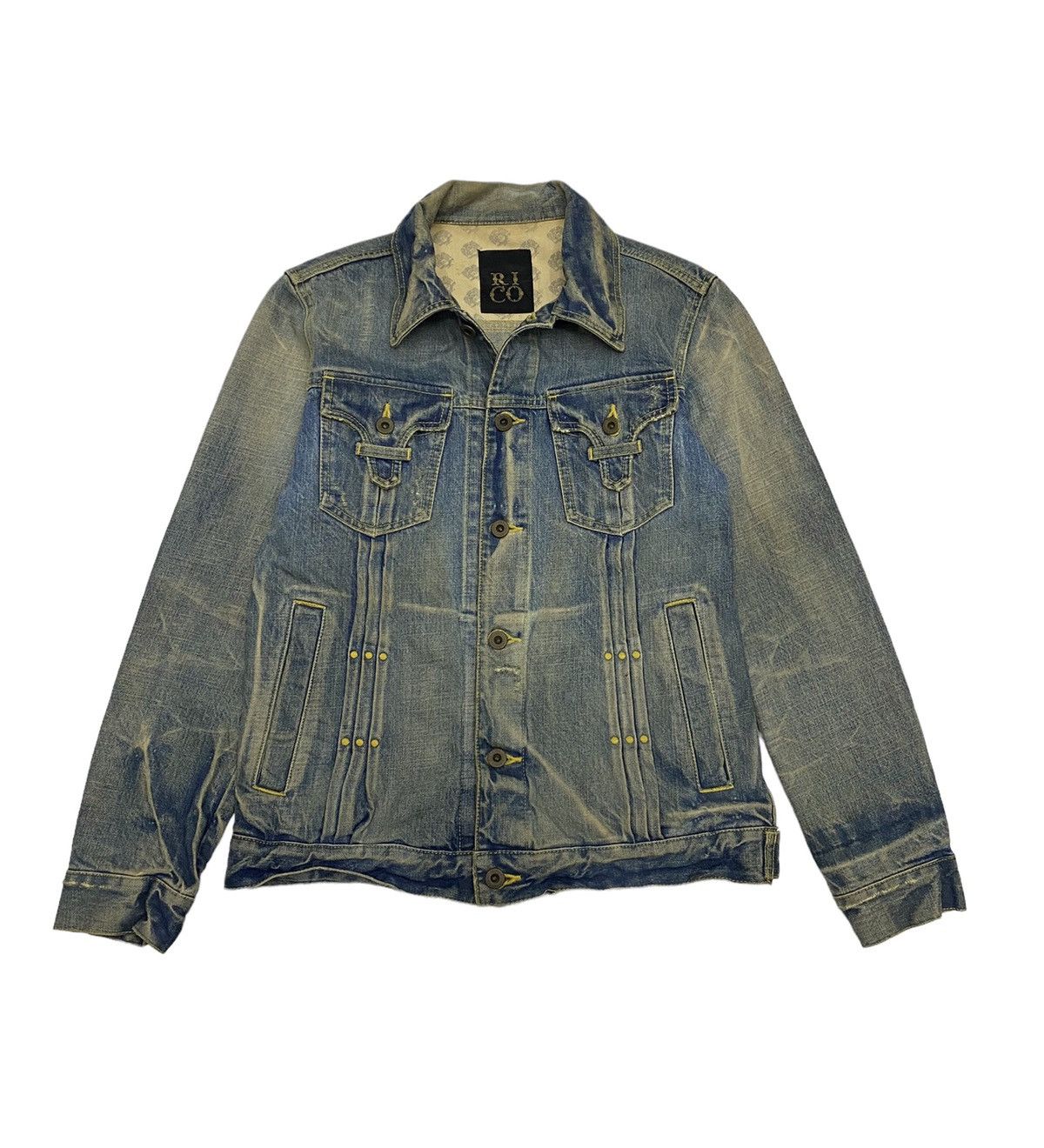 Rick Owens RICO 🇯🇵 DENIM JACKET WESTERN STYLE JACKET Size US M / EU 48-50 / 2 - 2 Thumbnail