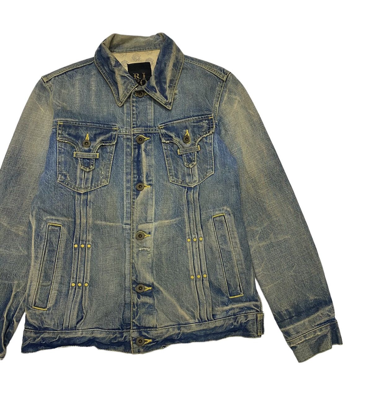 Rick Owens RICO 🇯🇵 DENIM JACKET WESTERN STYLE JACKET Size US M / EU 48-50 / 2 - 7 Thumbnail