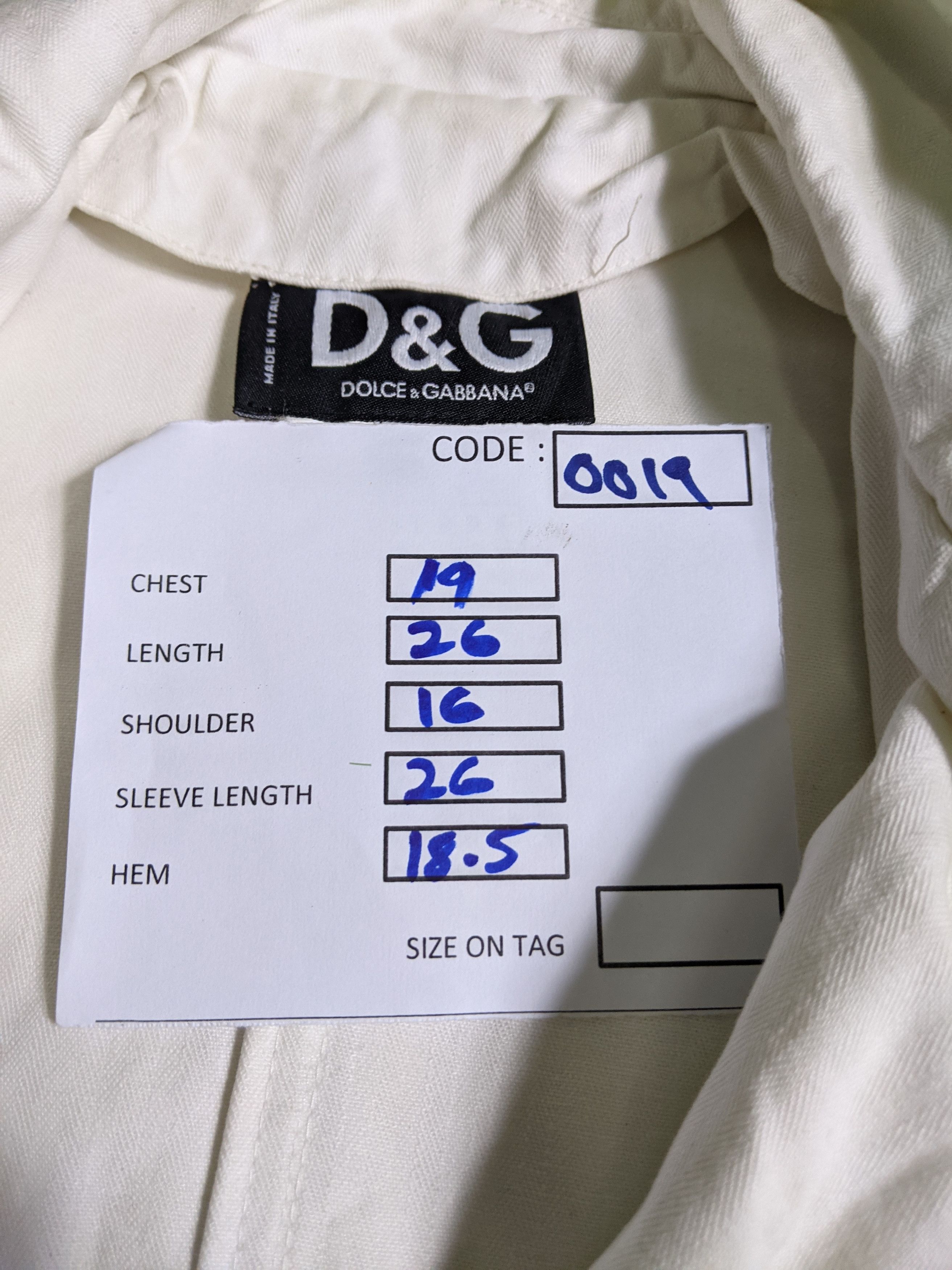 Designer × Dolce & Gabbana DOLCE &GABBANA JACKET Size US S / EU 44-46 / 1 - 5 Thumbnail