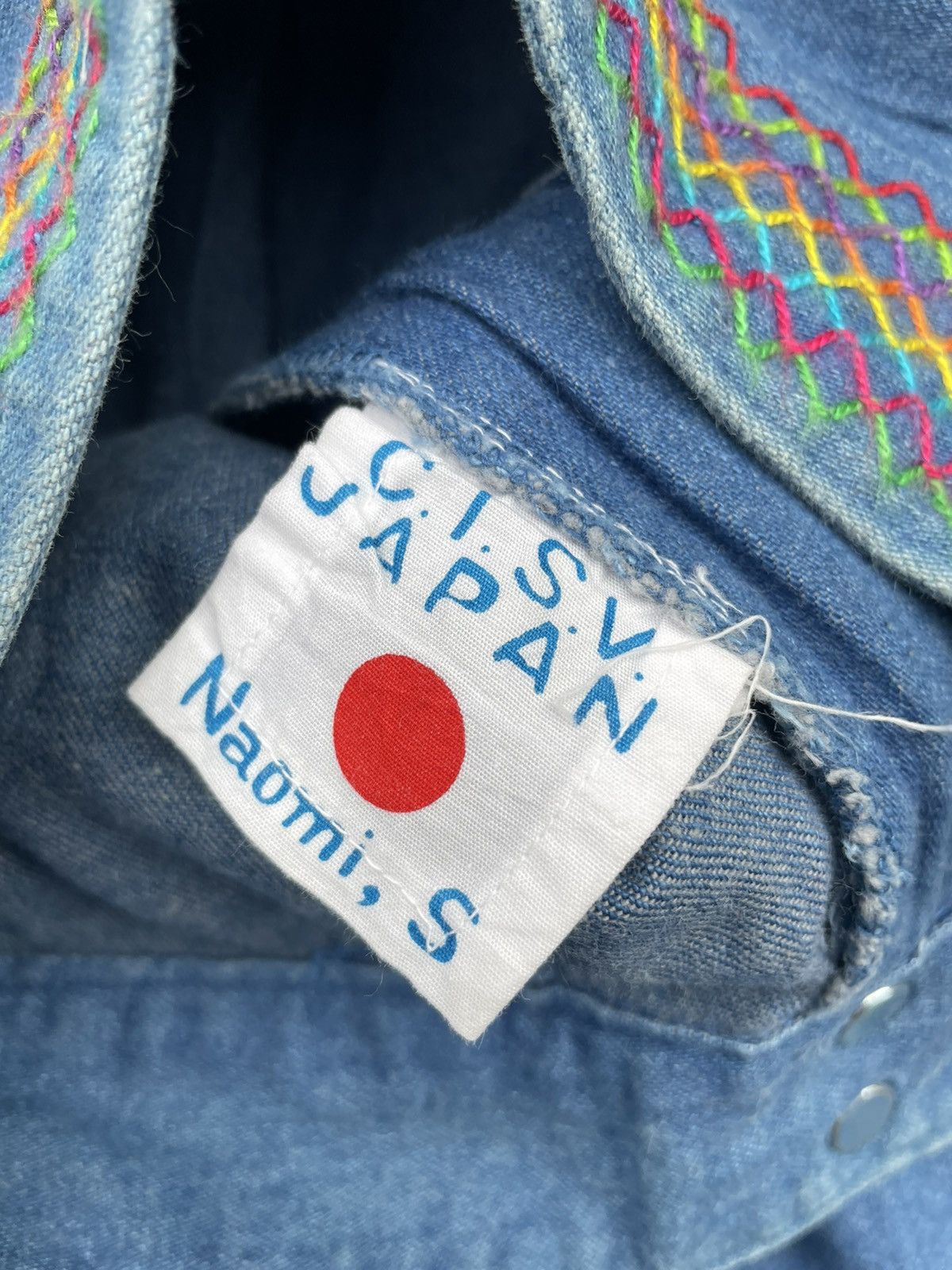 Japanese Brand Vintage Wow Wide Leg Denim Size US 27 - 14 Thumbnail