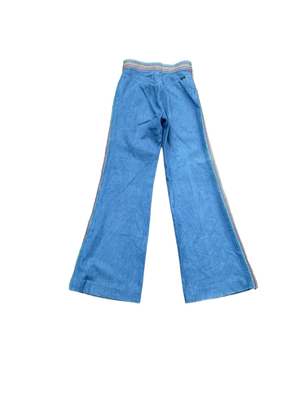 Japanese Brand Vintage Wow Wide Leg Denim Size US 27 - 8 Thumbnail