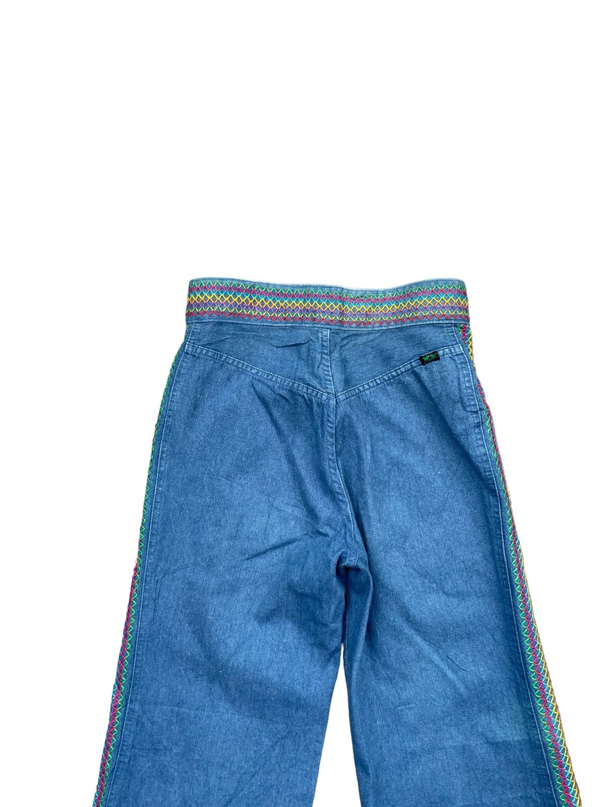 Japanese Brand Vintage Wow Wide Leg Denim Size US 27 - 9 Thumbnail