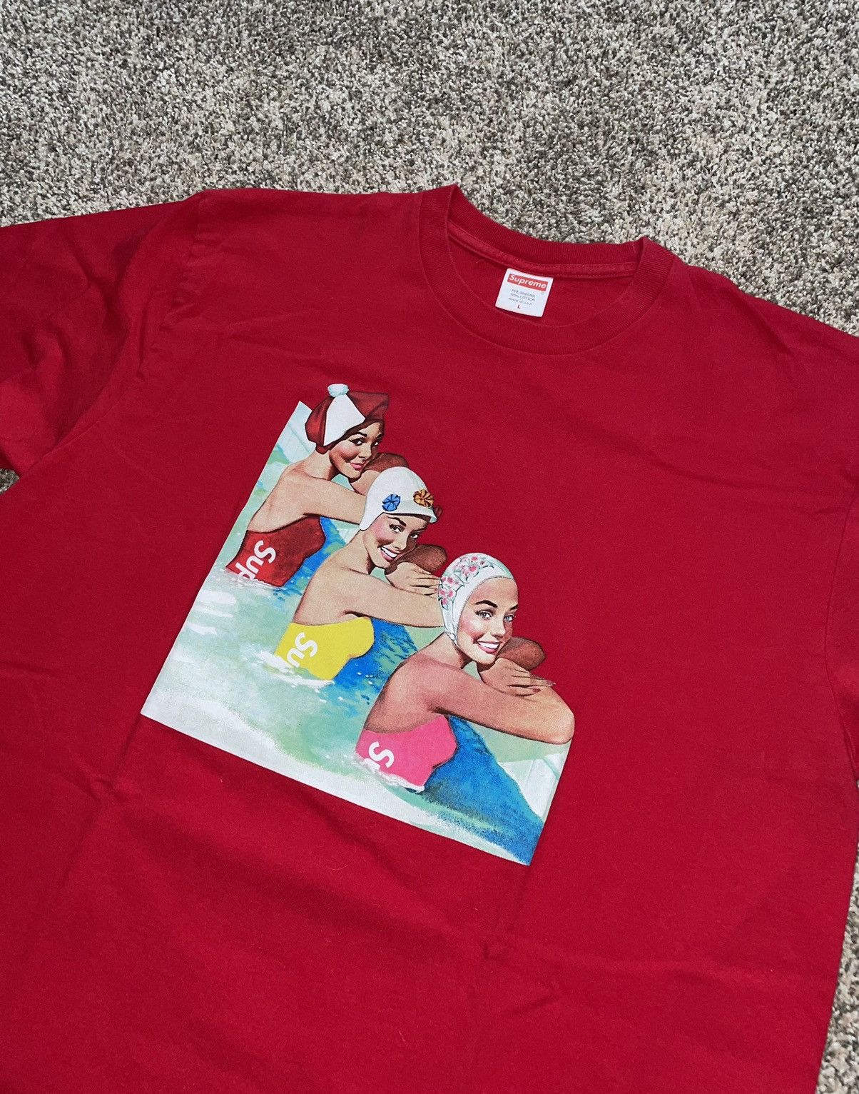 Supreme Supreme swimmers tee Size US L / EU 52-54 / 3 - 2 Thumbnail
