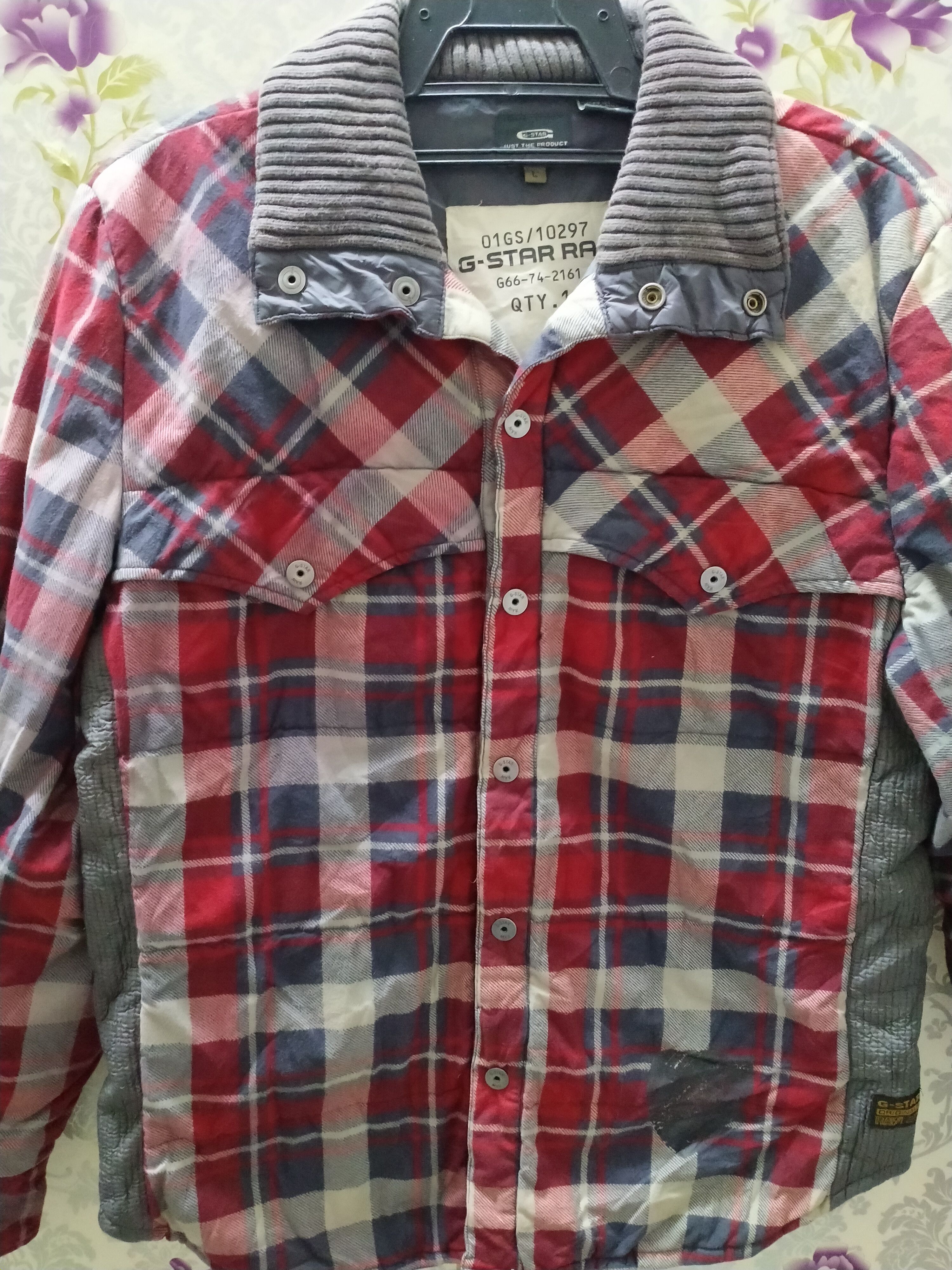 G-Star G STAR RAW BOMBER JACKET SHIRT Size US L / EU 52-54 / 3 - 4 Thumbnail