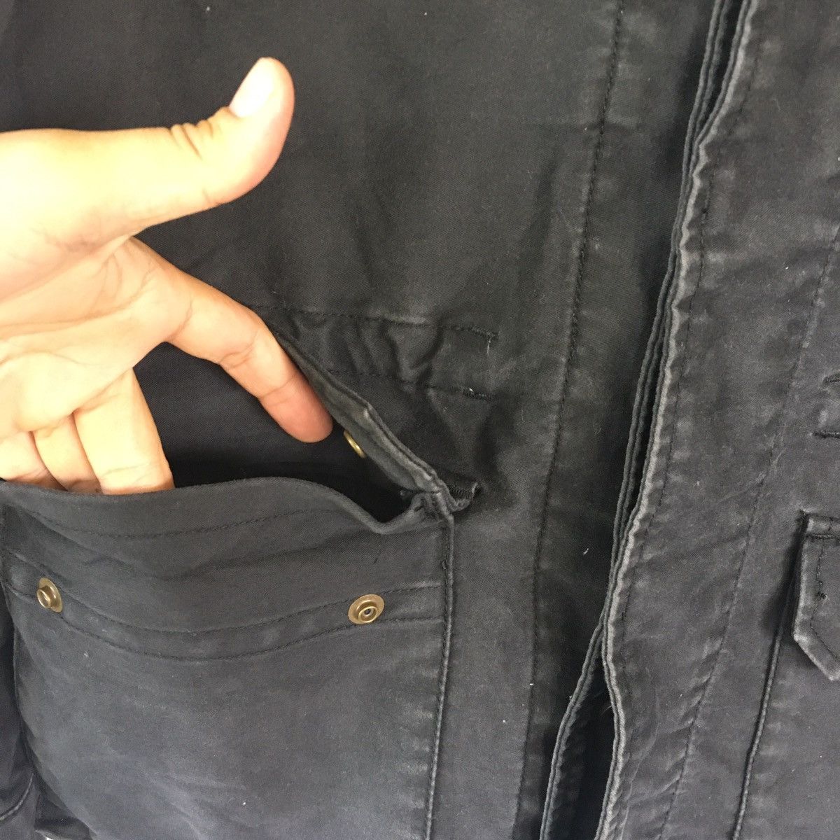 Japanese Brand Japanese Heavy Cotton Rider Jacket Size US S / EU 44-46 / 1 - 8 Thumbnail