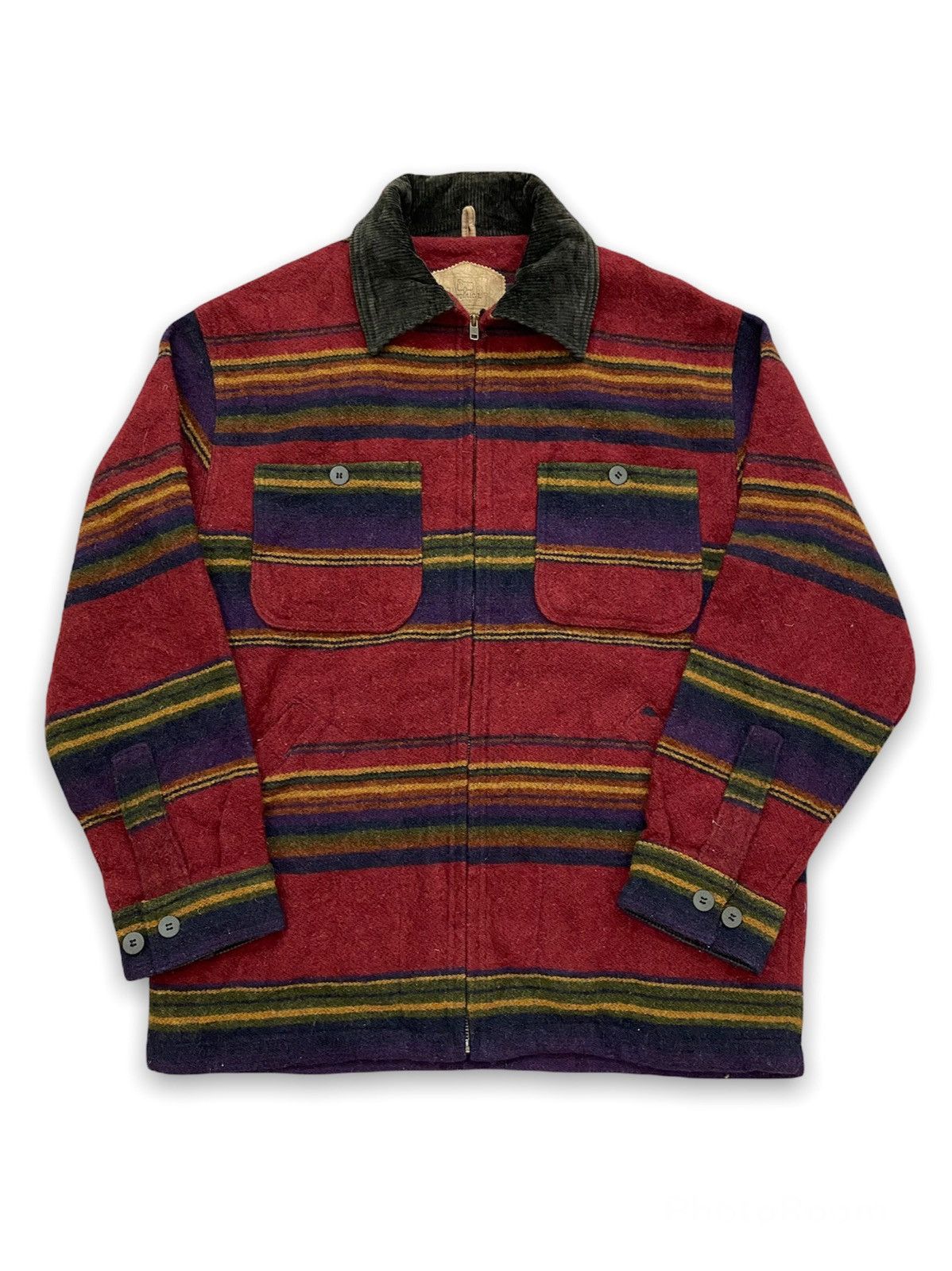 image of Vintage Woolrich Wool Jacket, Men's (Size Medium)