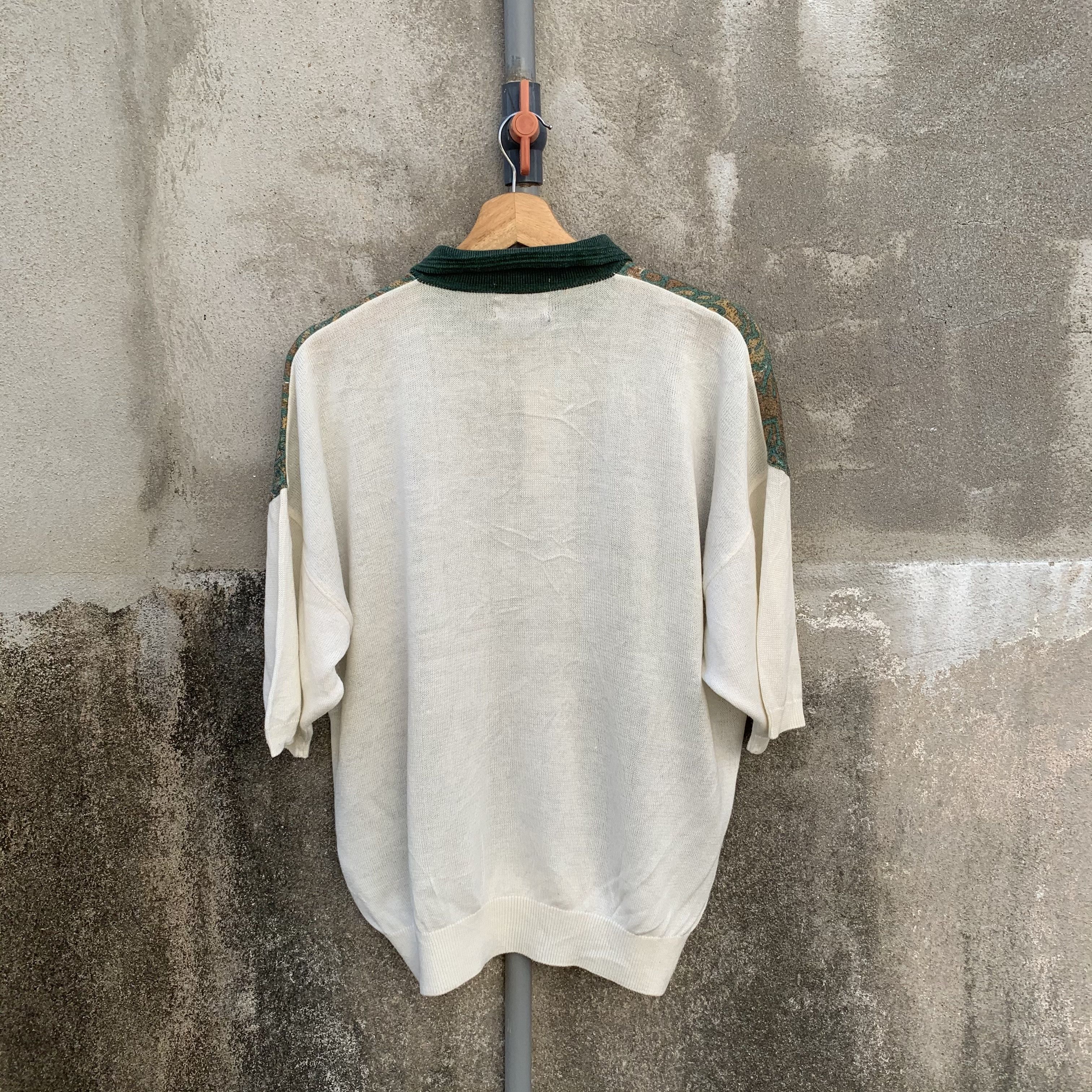 Homespun Knitwear 💥 SEND OFFERS 💥 Vintage BAFFONE Knit Shirts Jumper Sweater Size US L / EU 52-54 / 3 - 8 Thumbnail