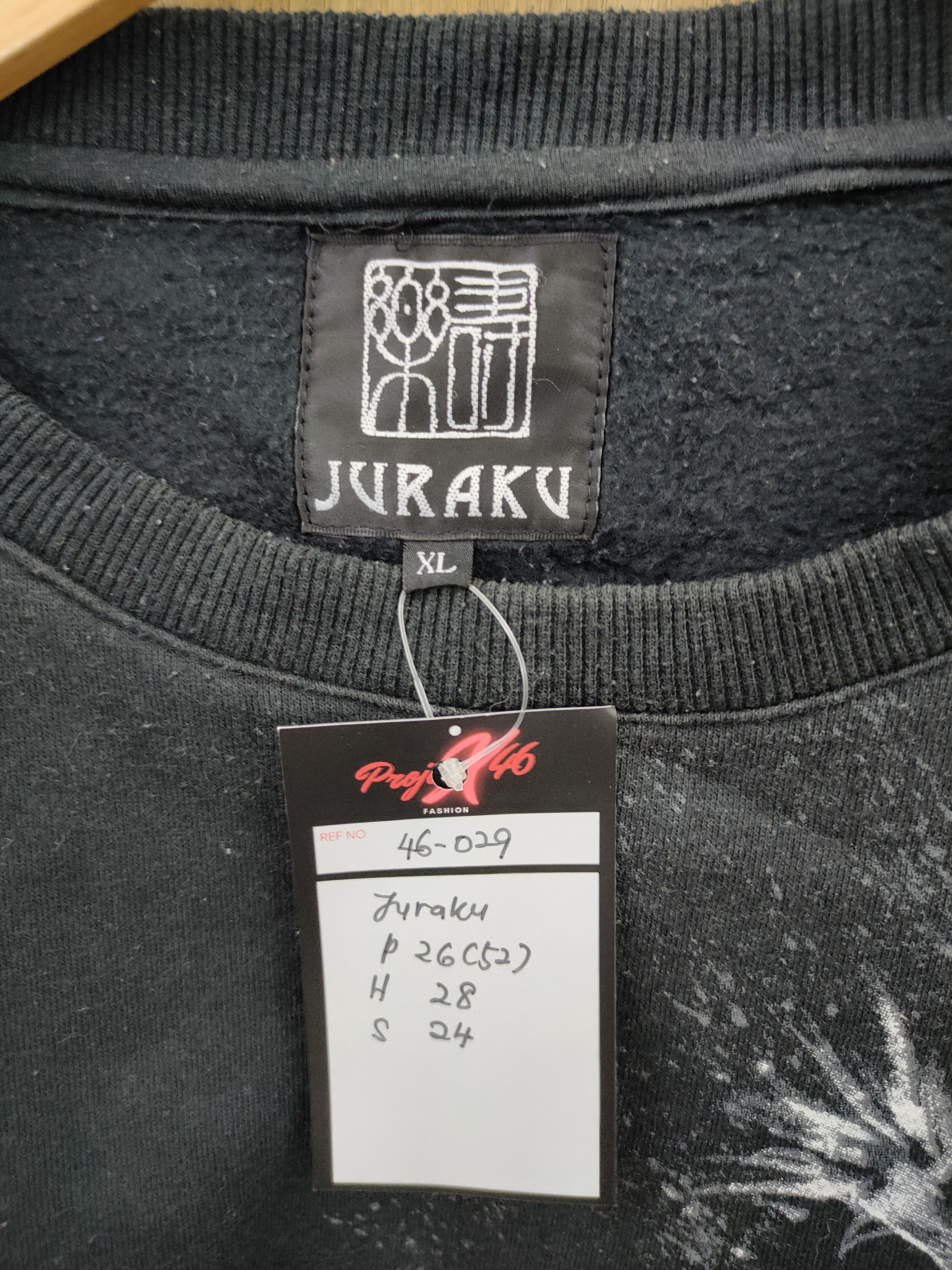 Japanese Brand DL Juraku Japan dragon tatoo yakuza sweatshirt #46-029DLL Size US XL / EU 56 / 4 - 7 Thumbnail