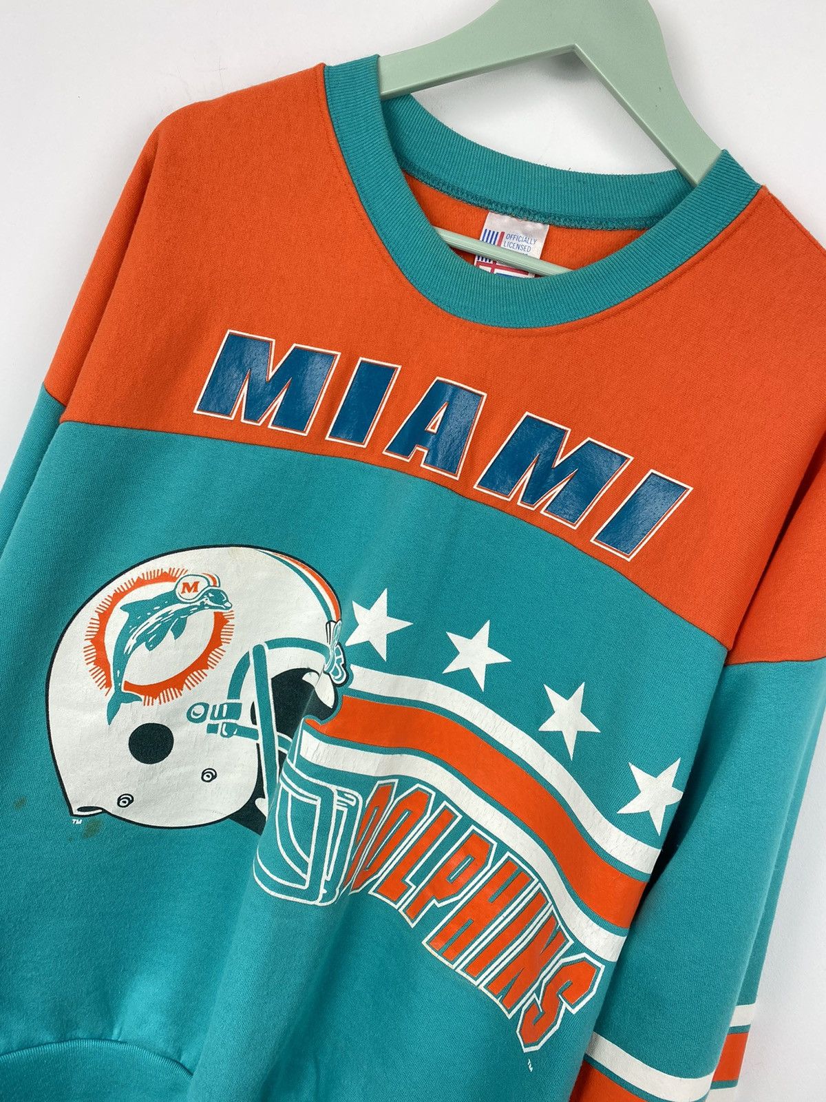NFL Vintage Miami Dolphins Sweatshirt Buffalo Francisco 49ERS Size US M / EU 48-50 / 2 - 2 Thumbnail