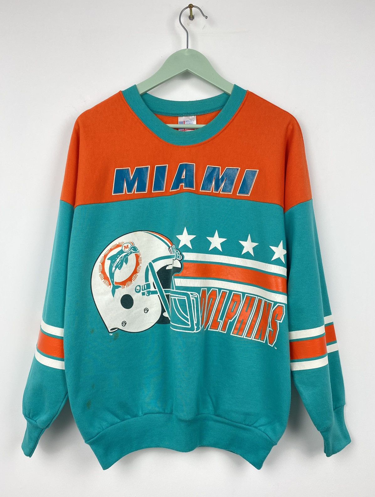 NFL Vintage Miami Dolphins Sweatshirt Buffalo Francisco 49ERS Size US M / EU 48-50 / 2 - 1 Thumbnail
